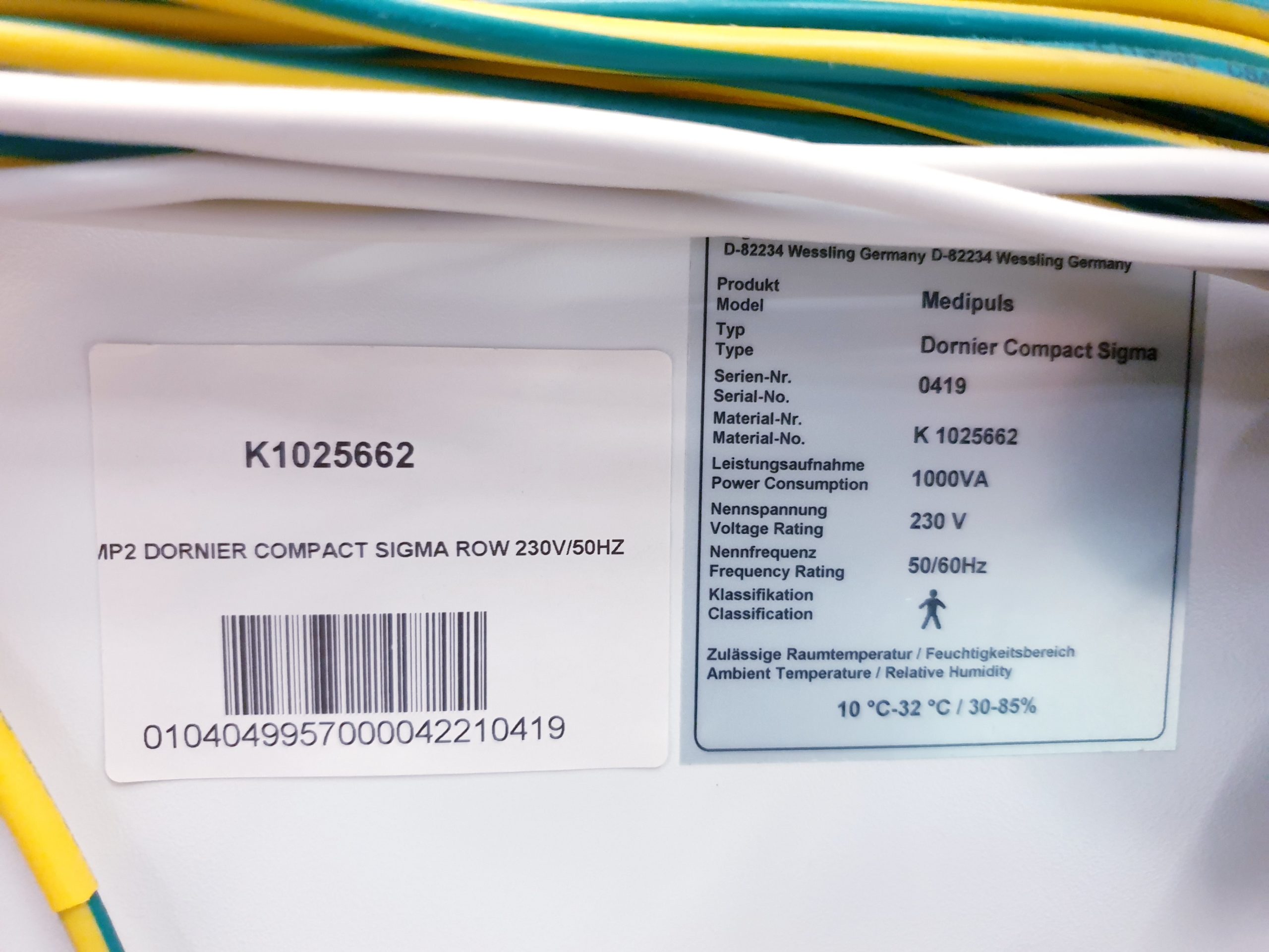 Dornier MedTech Compact Sigma Medipuls – Bild 17