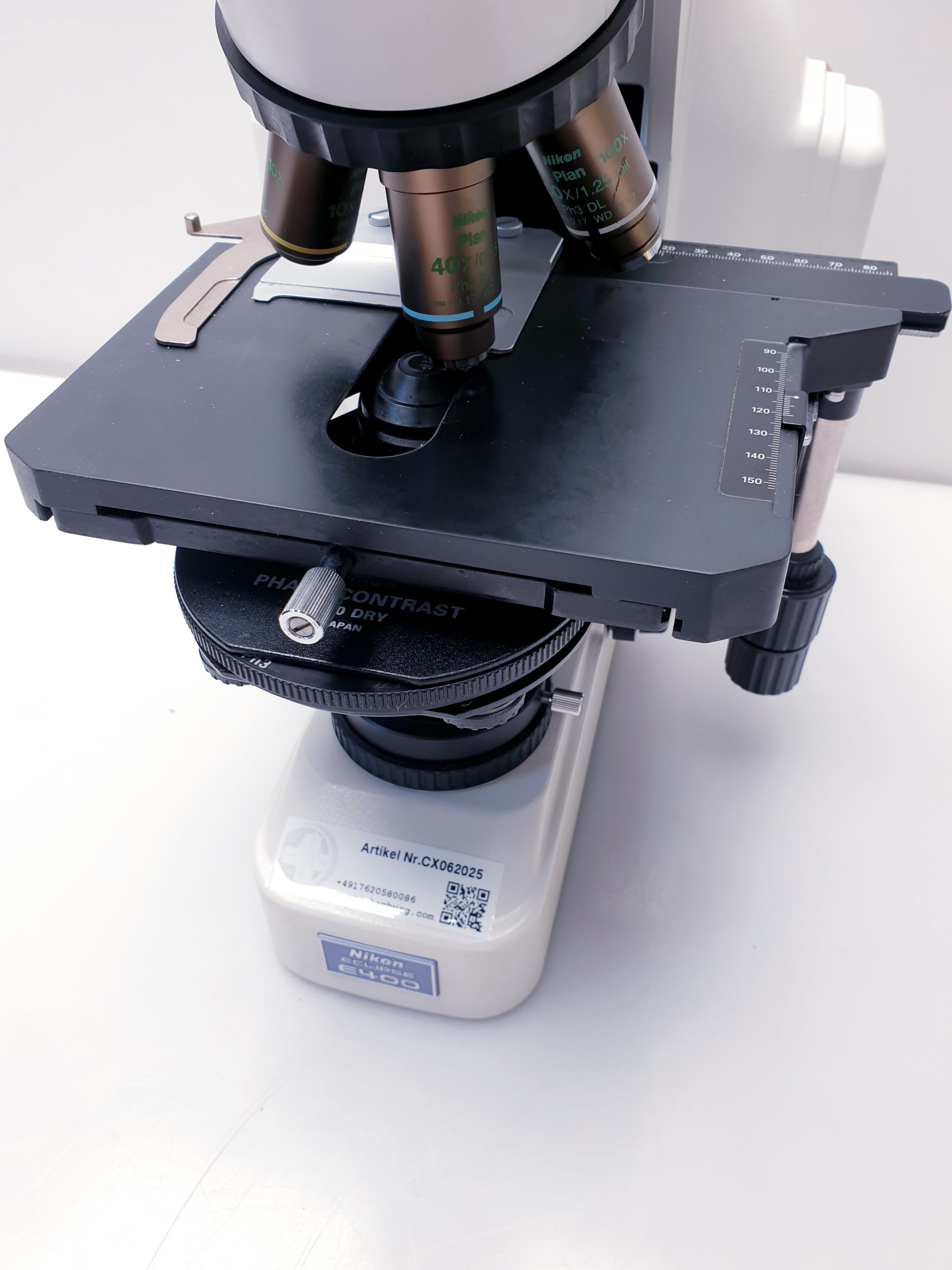 Nikon Eclipse E400 Durchlichtmikroskop- Mikroskop – Bild 3