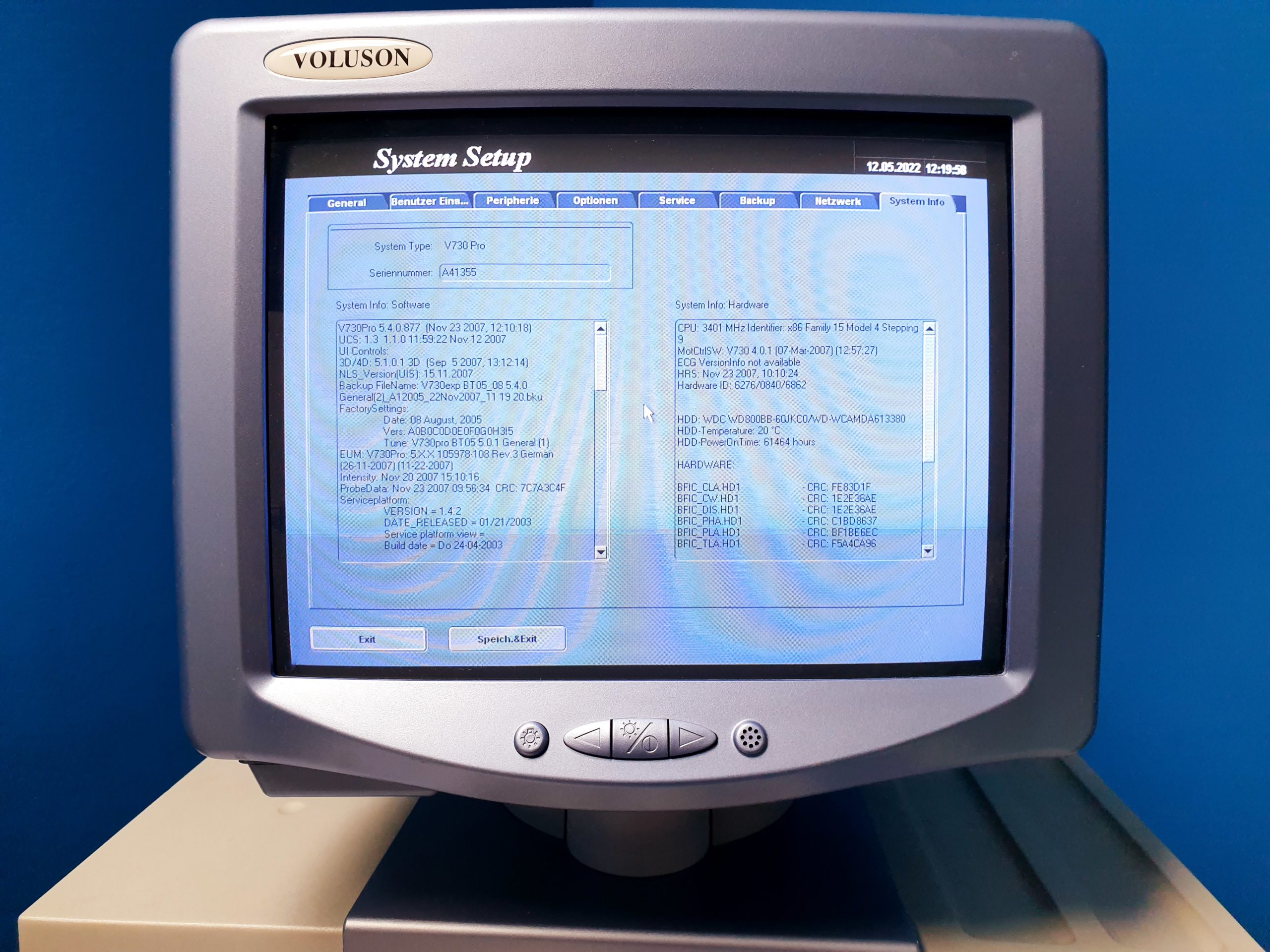 GE VOLUSON 730 Pro 730Pro + RAB4-8L + SP6-12 + IC5-9H + PA6-8 – Bild 21