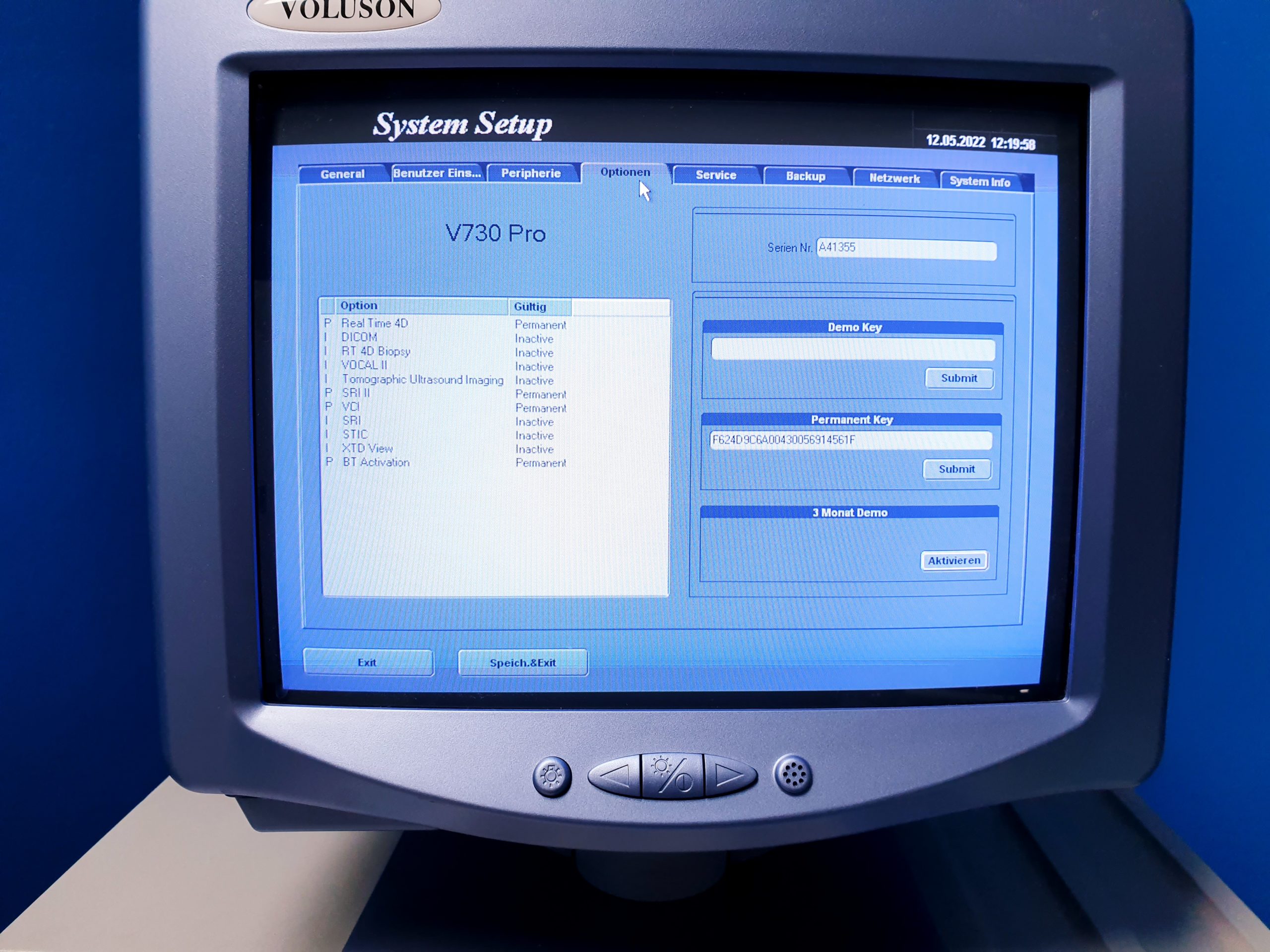 GE VOLUSON 730 Pro 730Pro + RAB4-8L + SP6-12 + IC5-9H + PA6-8 – Bild 22