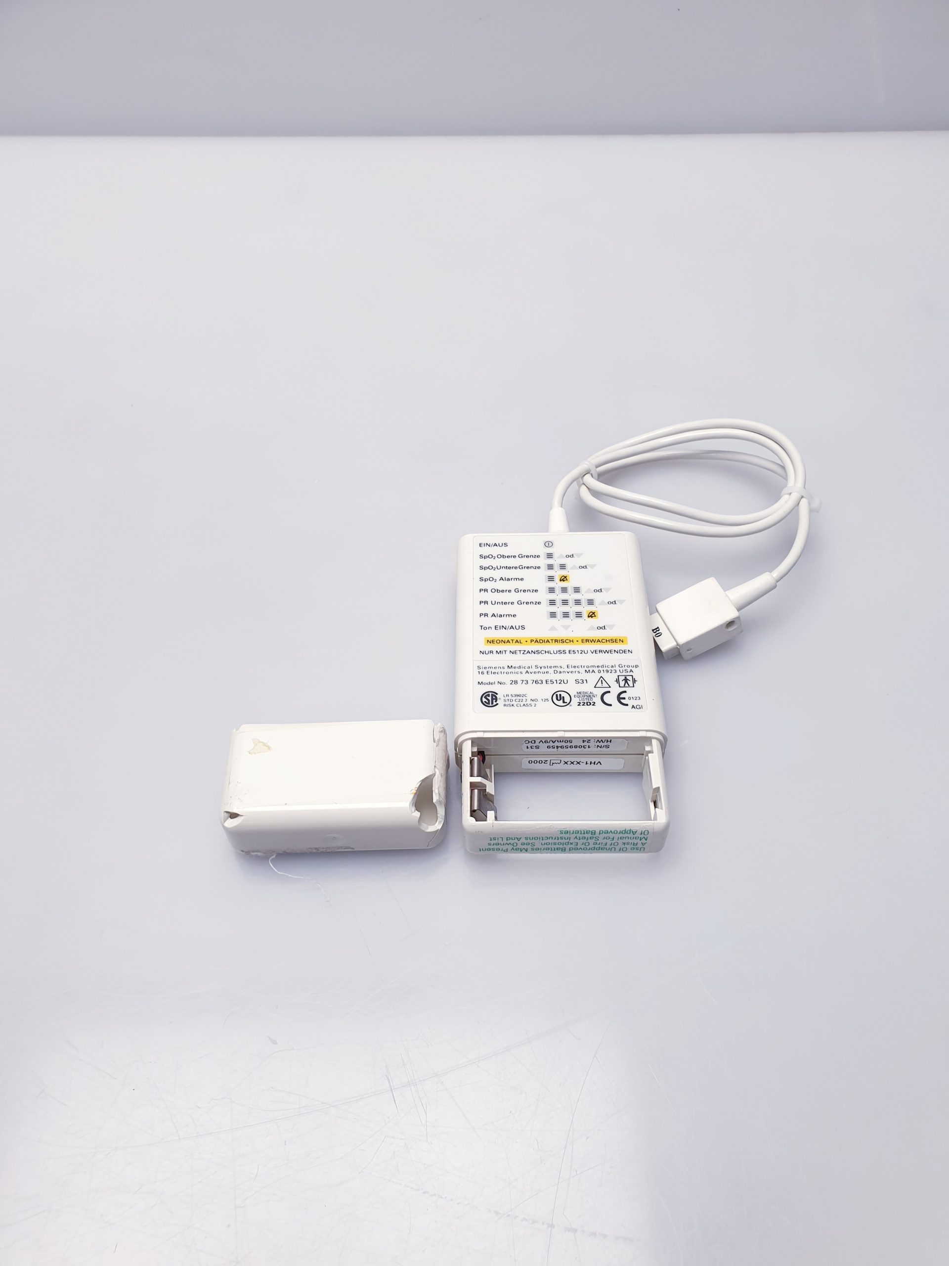 Siemens MicrO2 tragbares Pulsoximeter - Ohne Fingesensor kabel – Bild 9