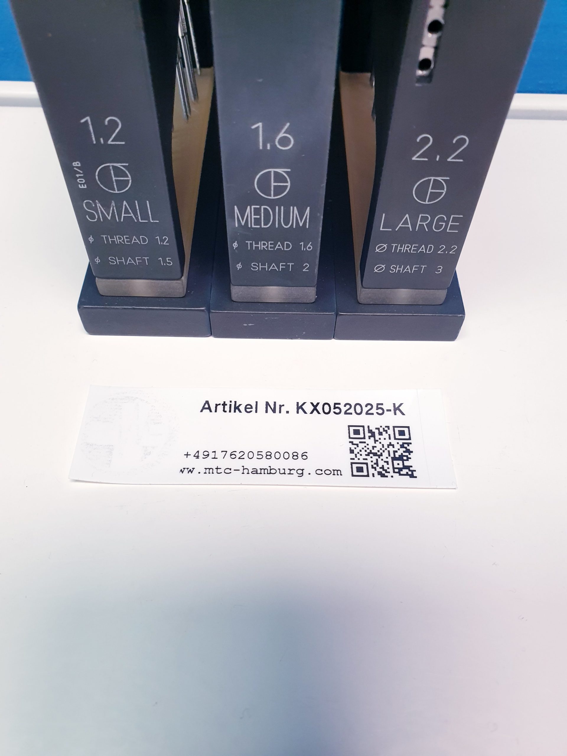 THREAD SHAFT 1,2 + 1,6 + 2,2 lift Bohrer – Bild 2