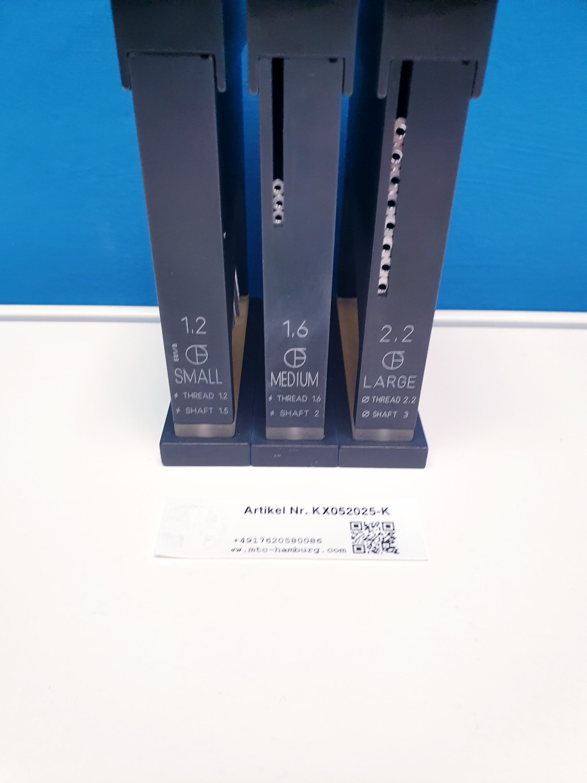 THREAD SHAFT 1,2 + 1,6 + 2,2 lift Bohrer – Bild 3