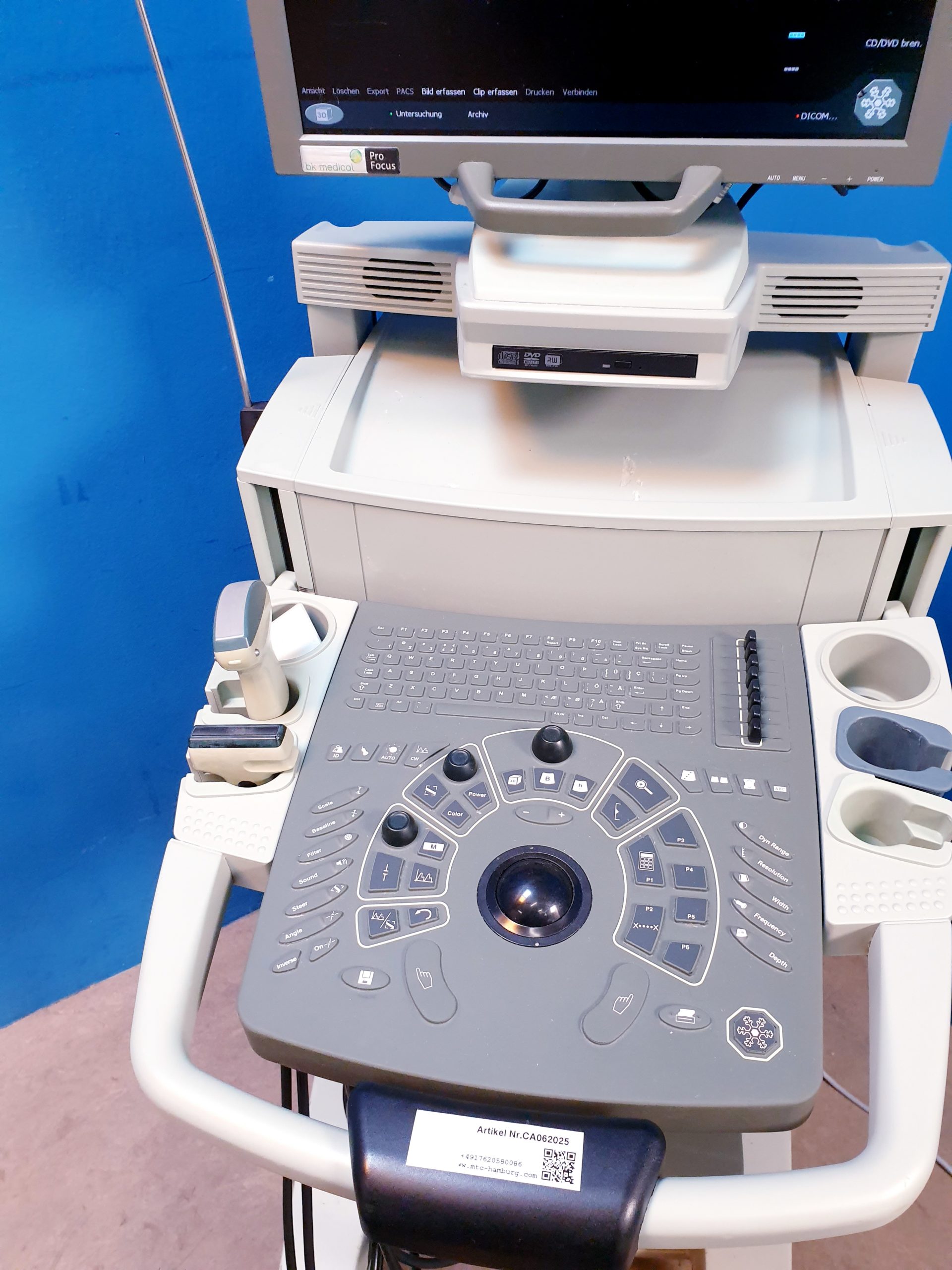 BK Medical 2202 + 8820e Konvex + 8811 Linear Ultraschallgerät – Bild 3