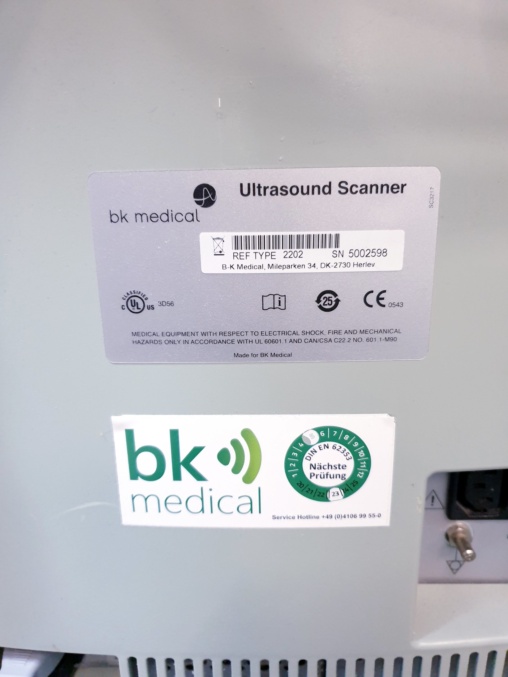 BK Medical 2202 + 8820e Konvex + 8811 Linear Ultraschallgerät – Bild 15