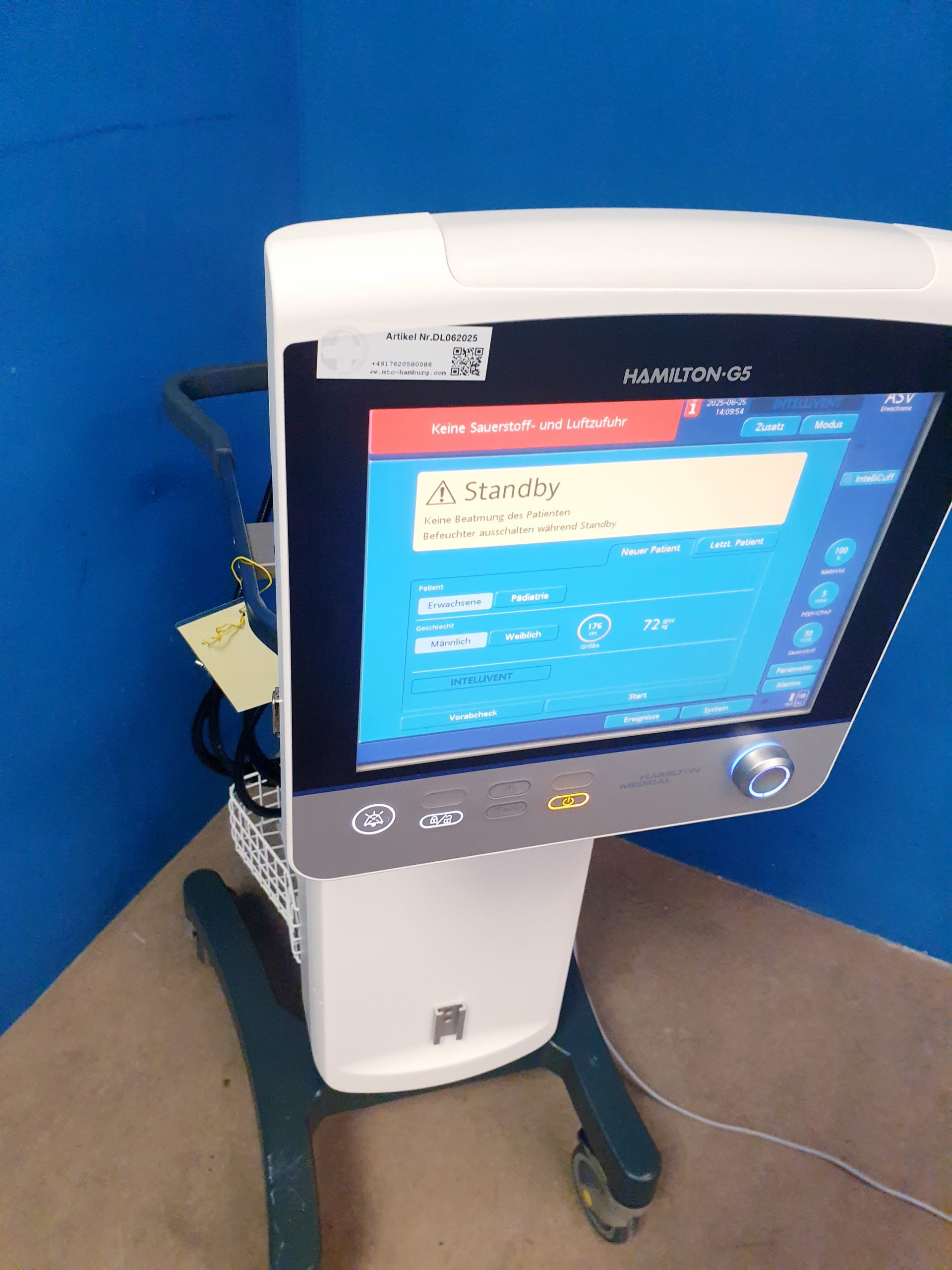 Hamilton G5 - Beatmungsgerät – Bild 3