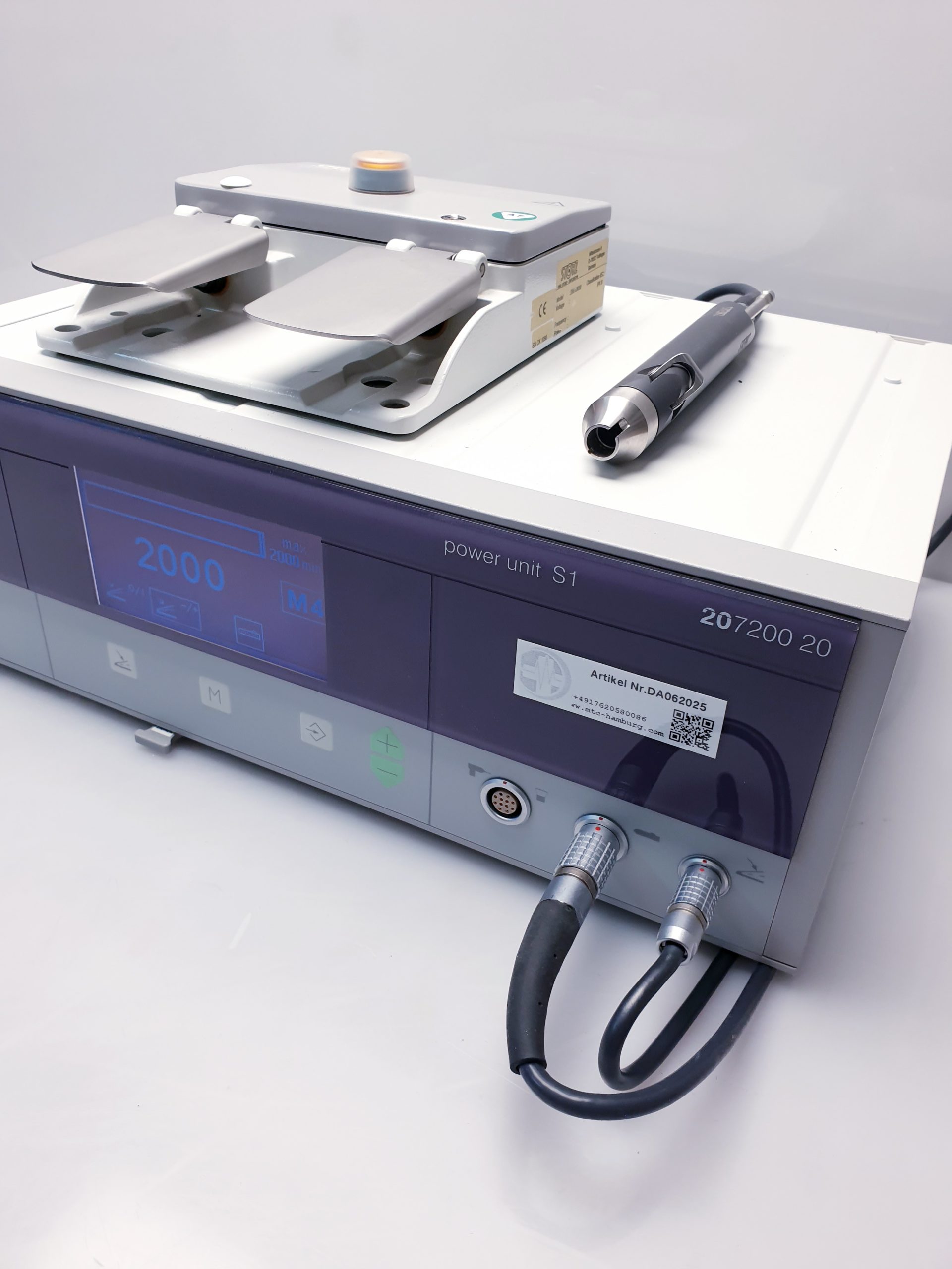 Karl Storz 207200 20 Power Unit S1 Saver + 28720030 S1 Handstück + 20012830 Fußschalter – Bild 3
