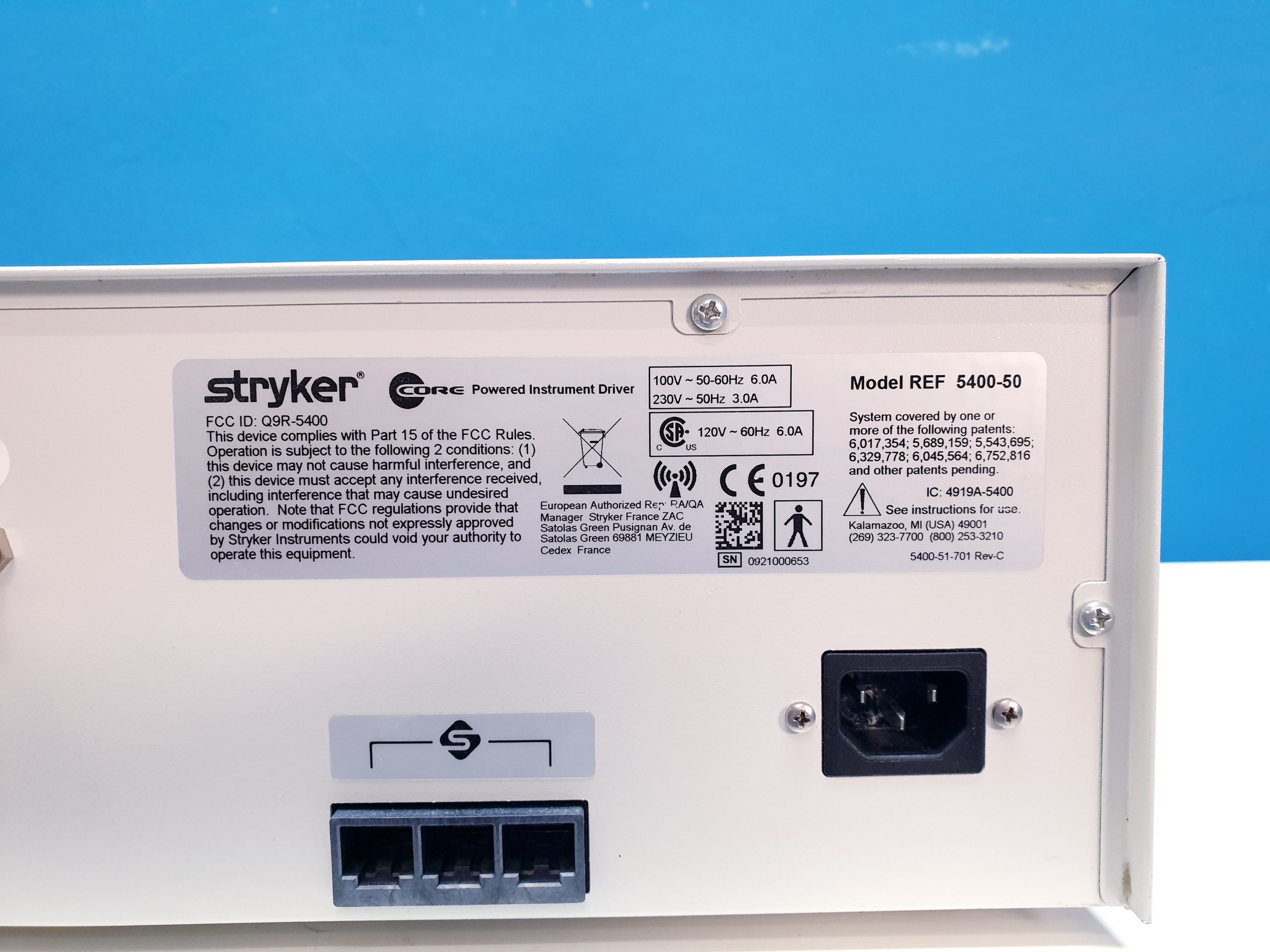 Stryker CORE 5400-50- Konsole Shaver – Bild 8