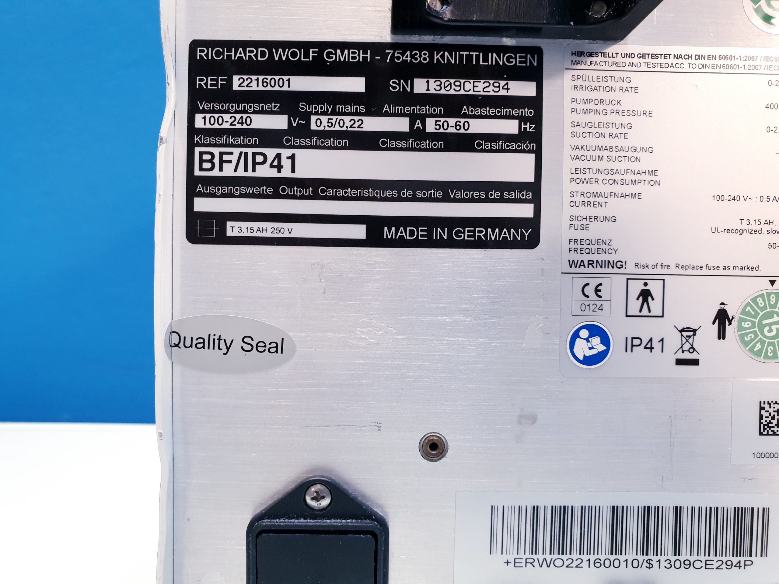 Richard Wolf FLUID CONTROL Lap 2216 Spülpumpe – Bild 11