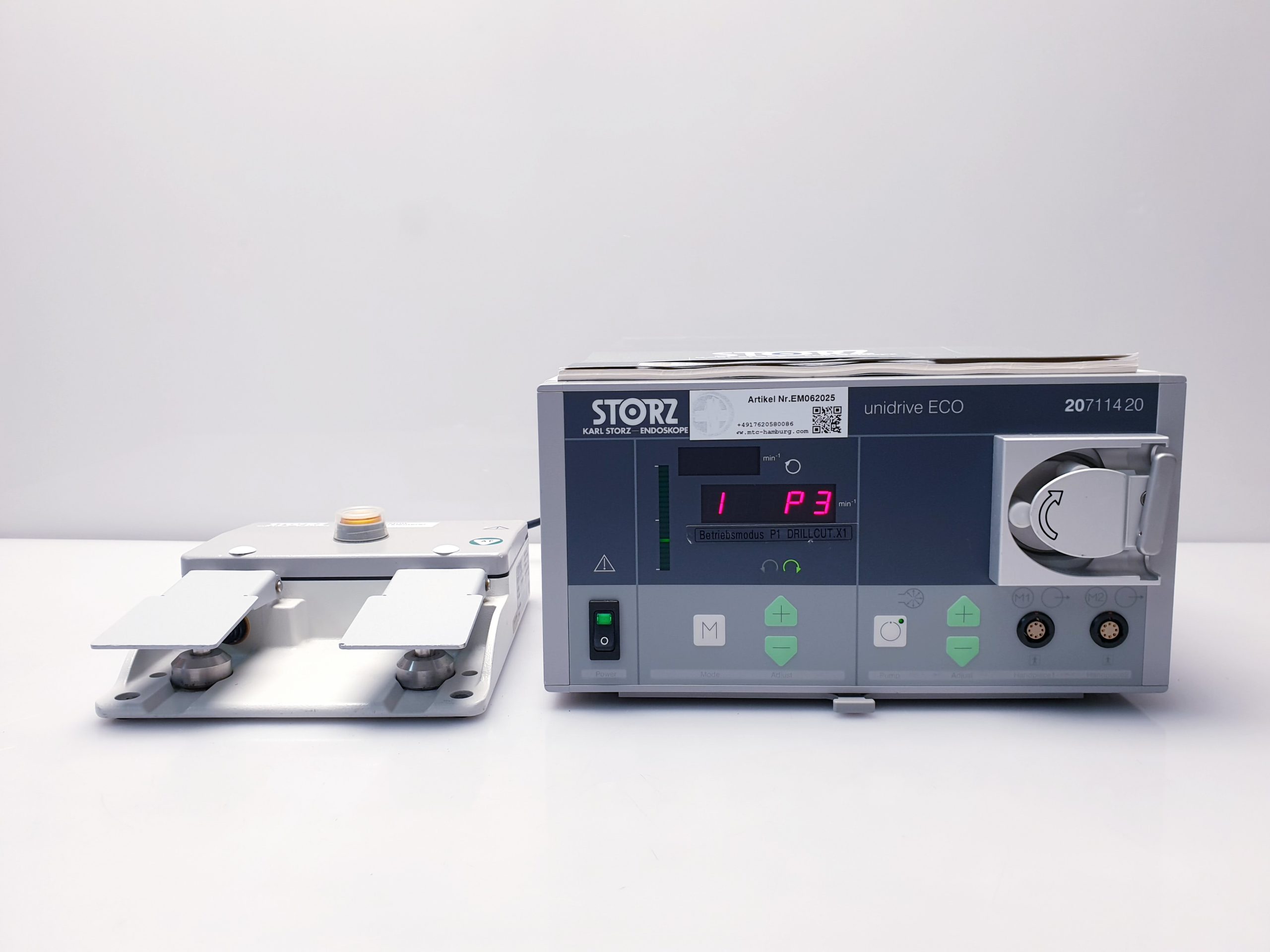 Karl Storz unidrive eco 20711420 - 207114 20 + Fußpedal