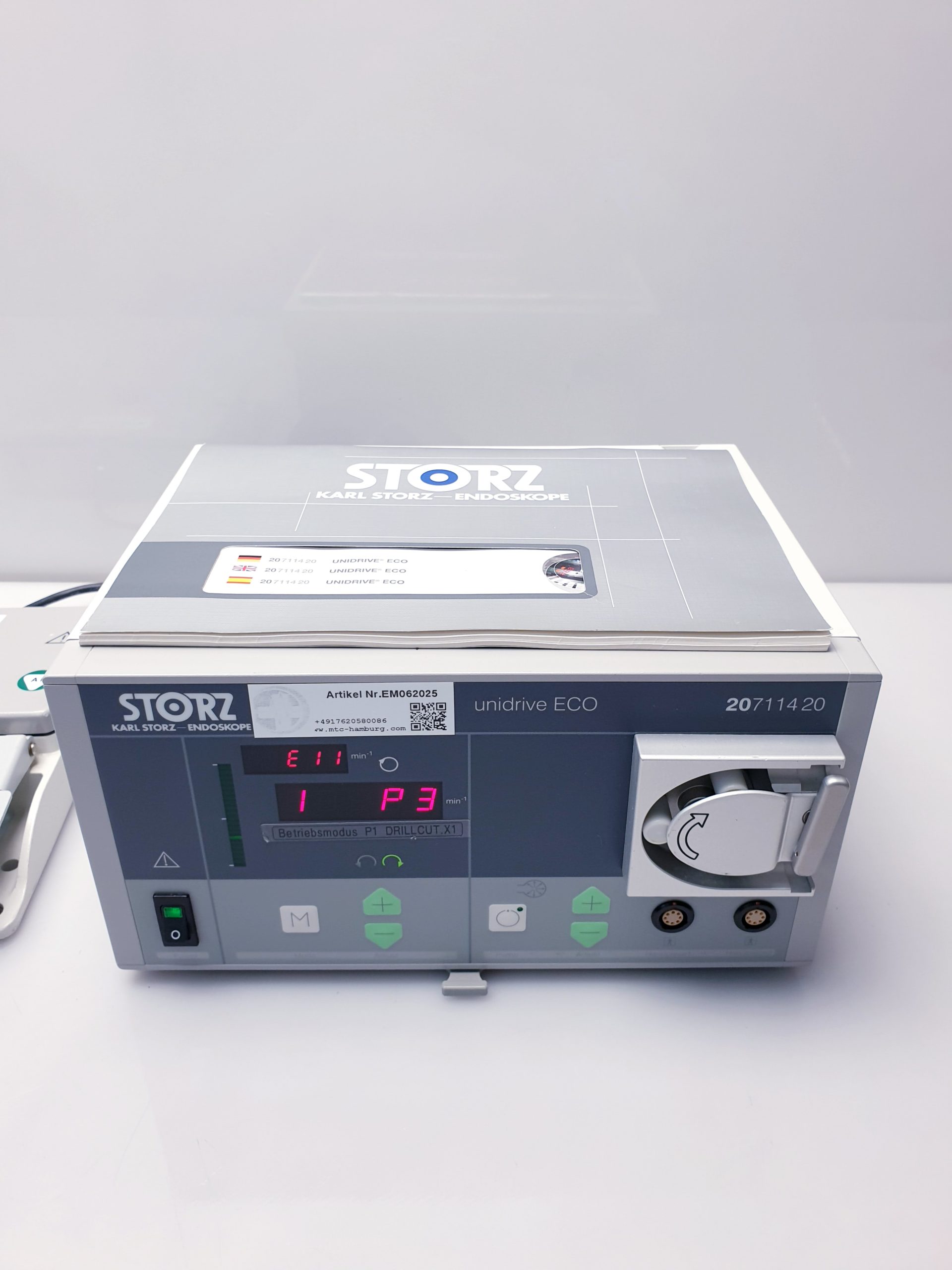 Karl Storz unidrive eco 20711420 - 207114 20 + Fußpedal – Bild 3