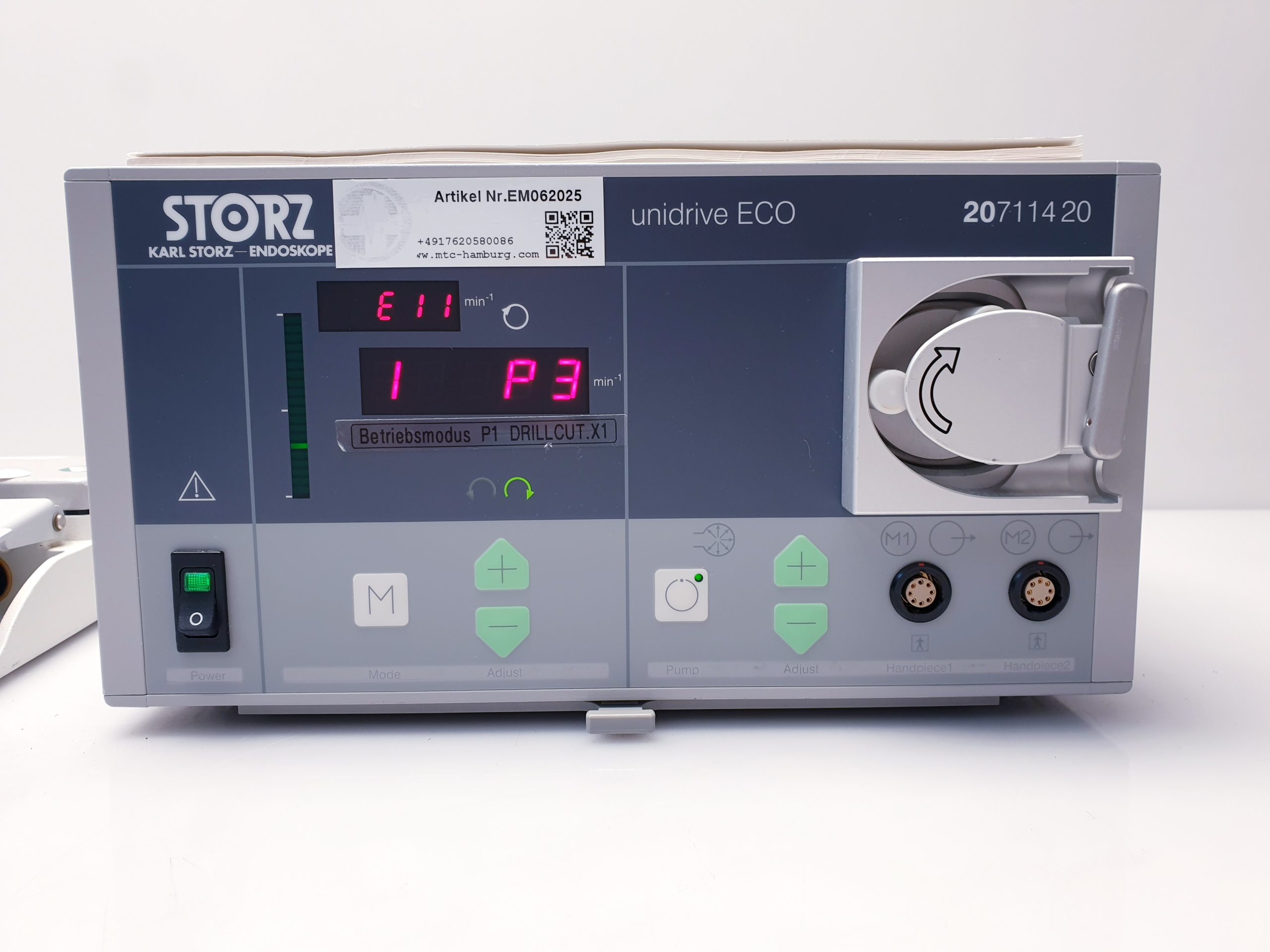 Karl Storz unidrive eco 20711420 - 207114 20 + Fußpedal – Bild 4