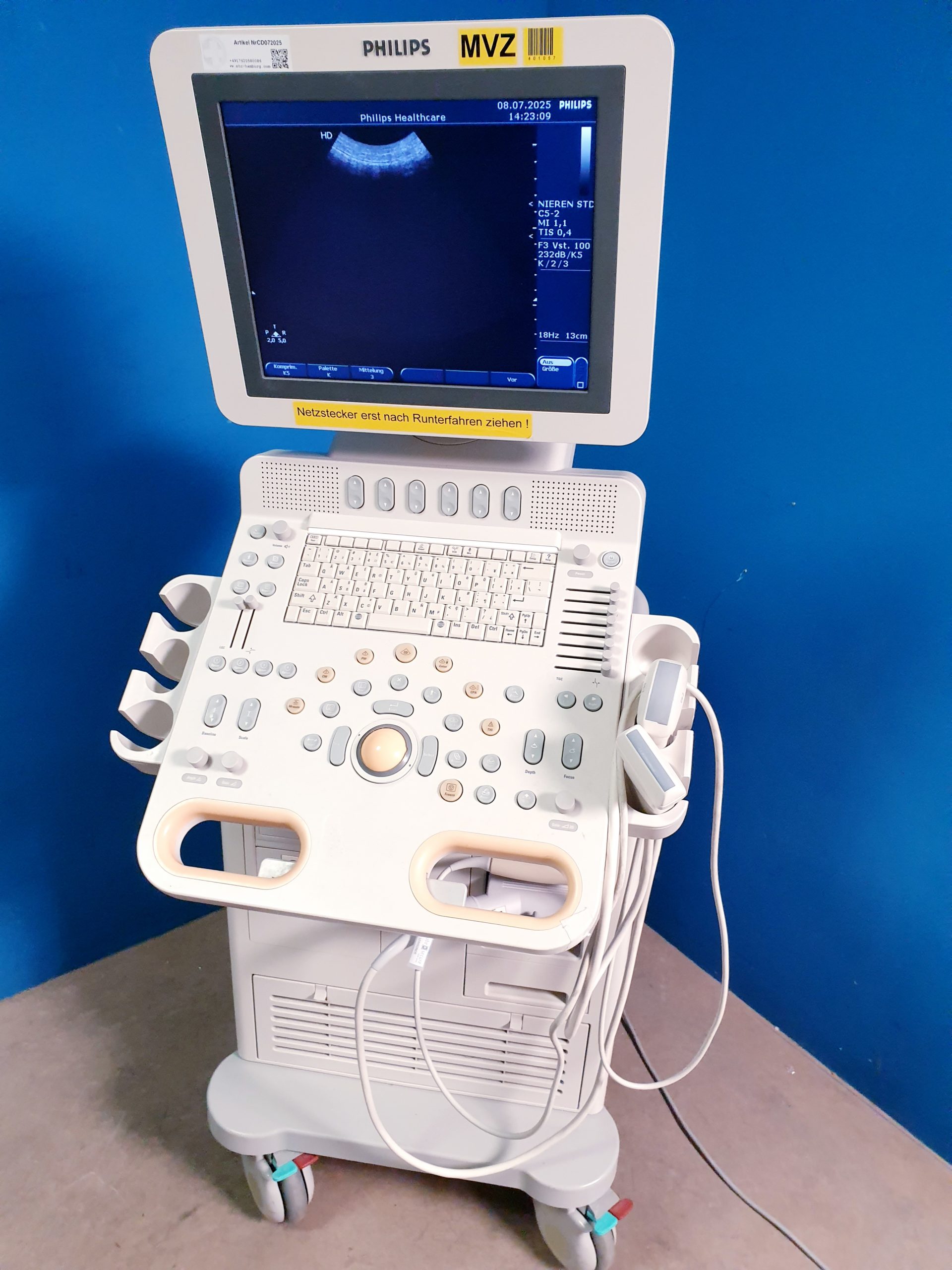 Philips HD7 XE Ultraschallgerät+Convexsonden +Linearesonden – Bild 3