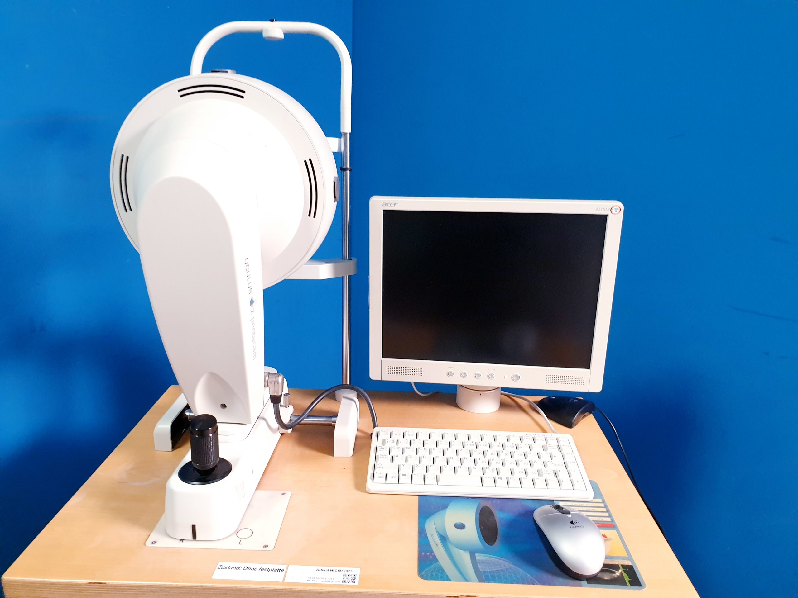 Oculus Pentacam 70700 Anterior Eye Segment Tomography System – Bild 13