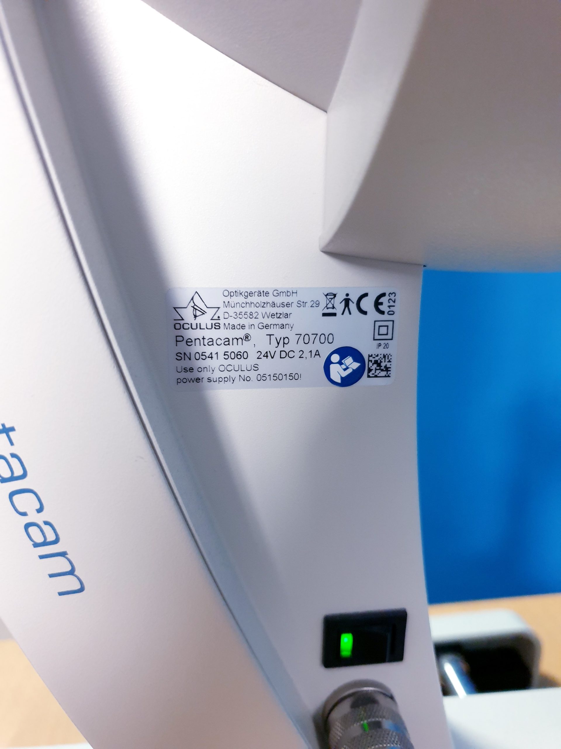 Oculus Pentacam 70700 Anterior Eye Segment Tomography System – Bild 15