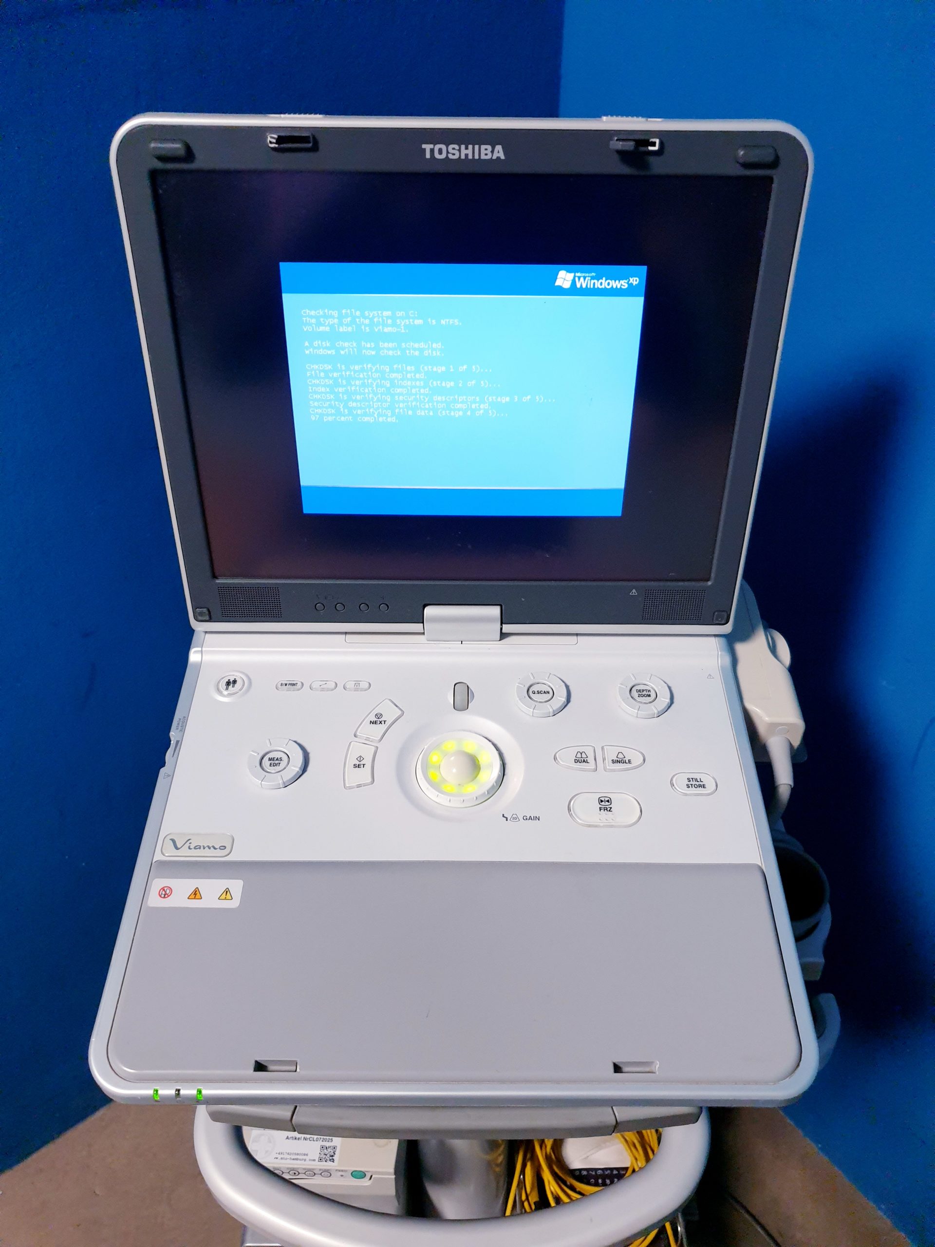 Toshiba Viamo SSA-640A Ultraschallsystem - Ohne Festplatte - Defekt – Bild 5