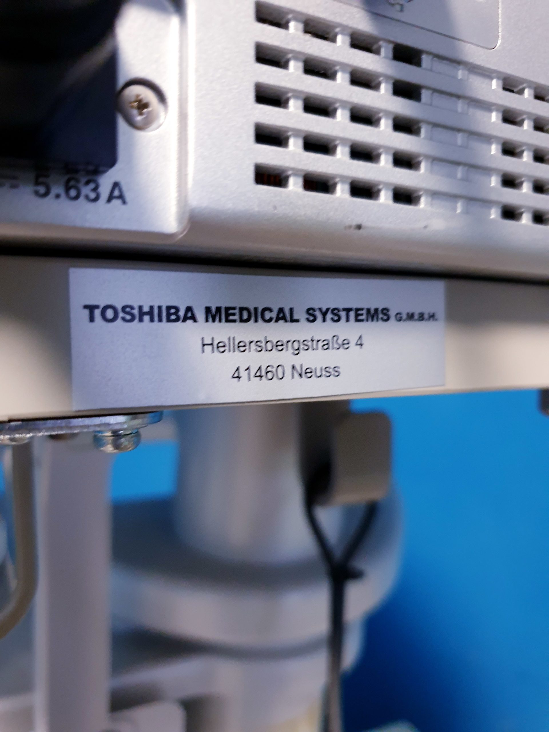 Toshiba Viamo SSA-640A Ultraschallsystem - Ohne Festplatte - Defekt – Bild 11