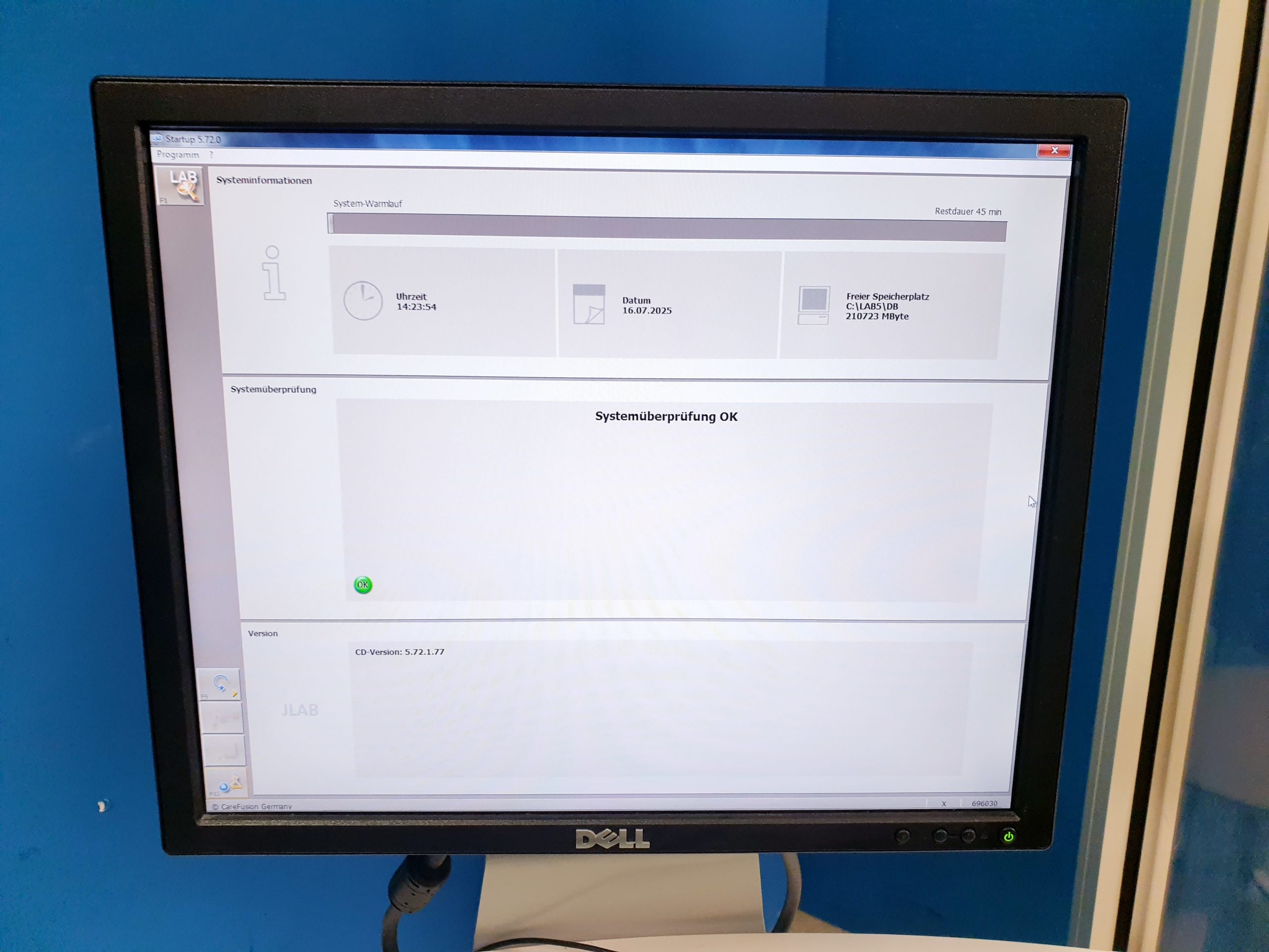 CareFusion Jäger JAEGER Plethymographe Master Screen + Labmanager V5.32.0 – Bild 8