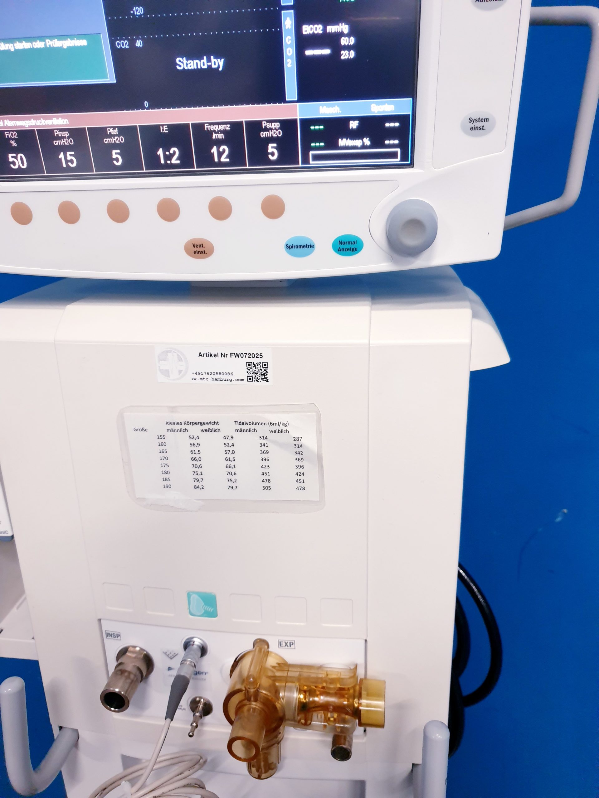 GE Engström Carestation Ventilator Beatmungsgerät – Bild 3