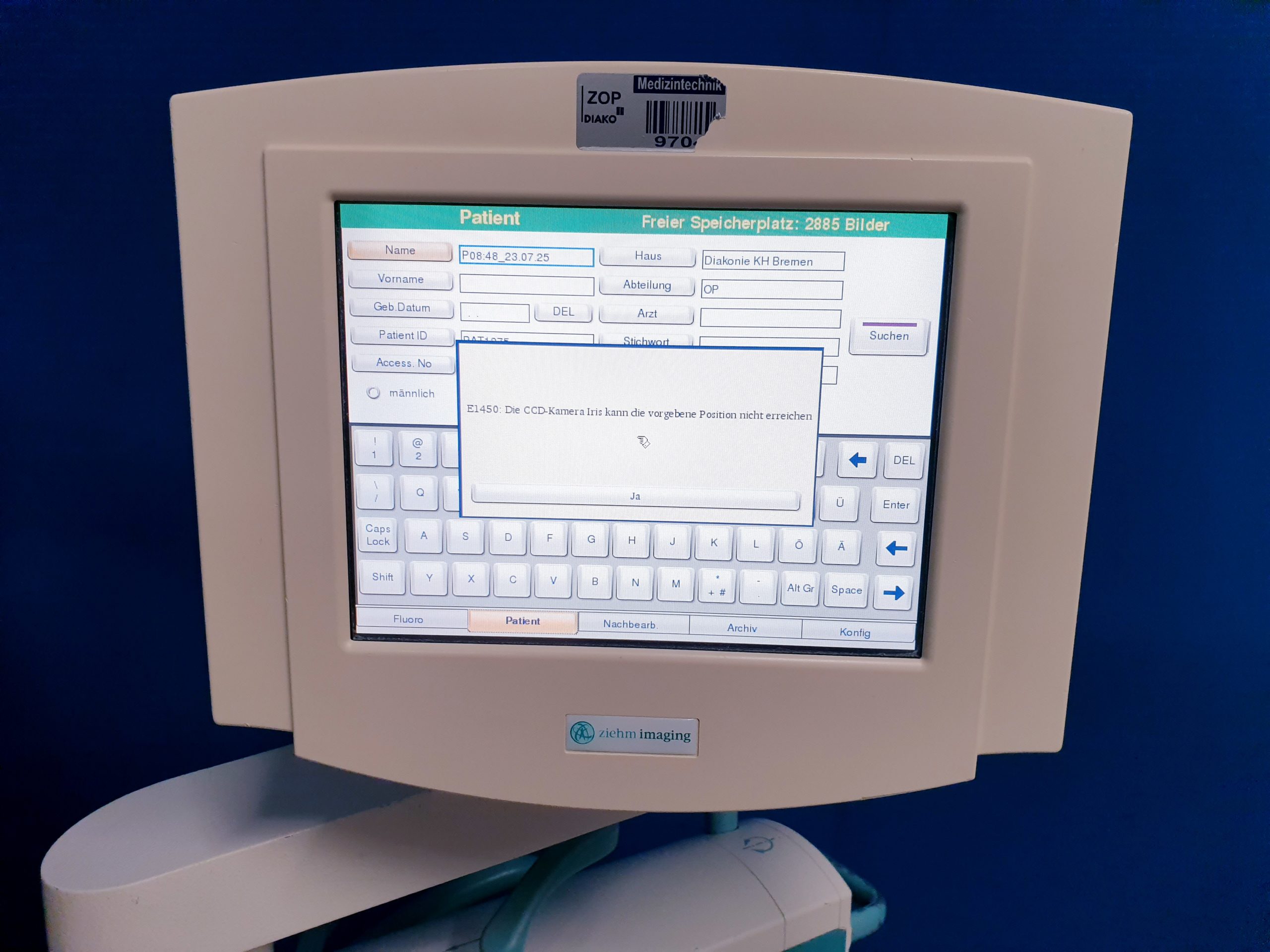 ZIEHM Vision C Bogen Mobiles Röntgen C ARM – Bild 7