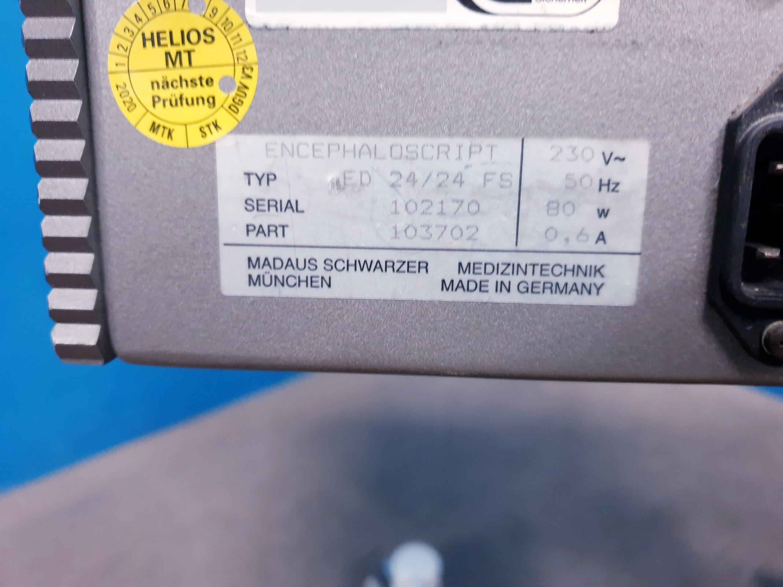 Picker madeus schwarzer ED14 EEG mit Zubehör – Bild 17