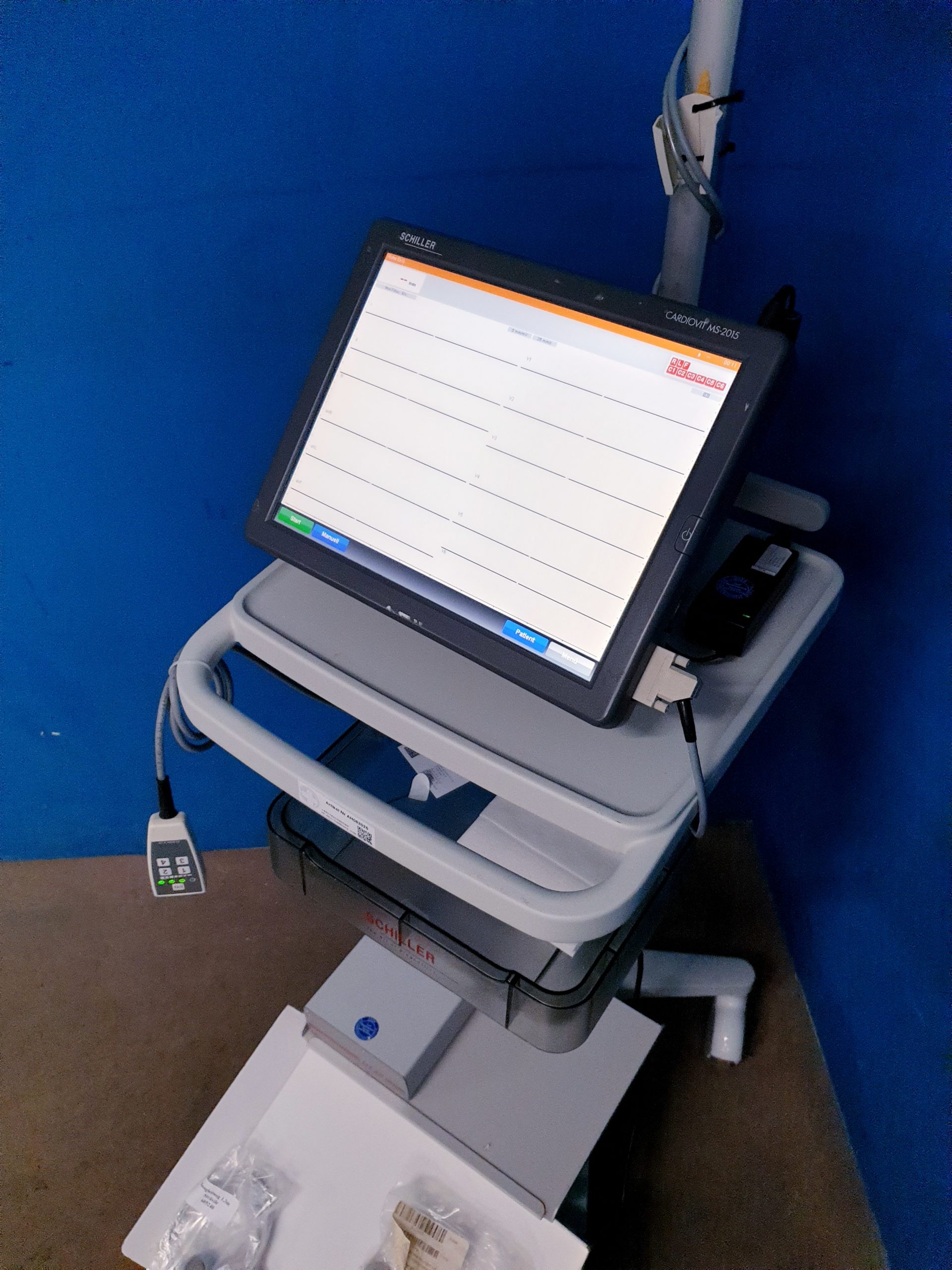 Schiller Cardiovit MS-2015 + DT80 Sauganlage – Bild 3