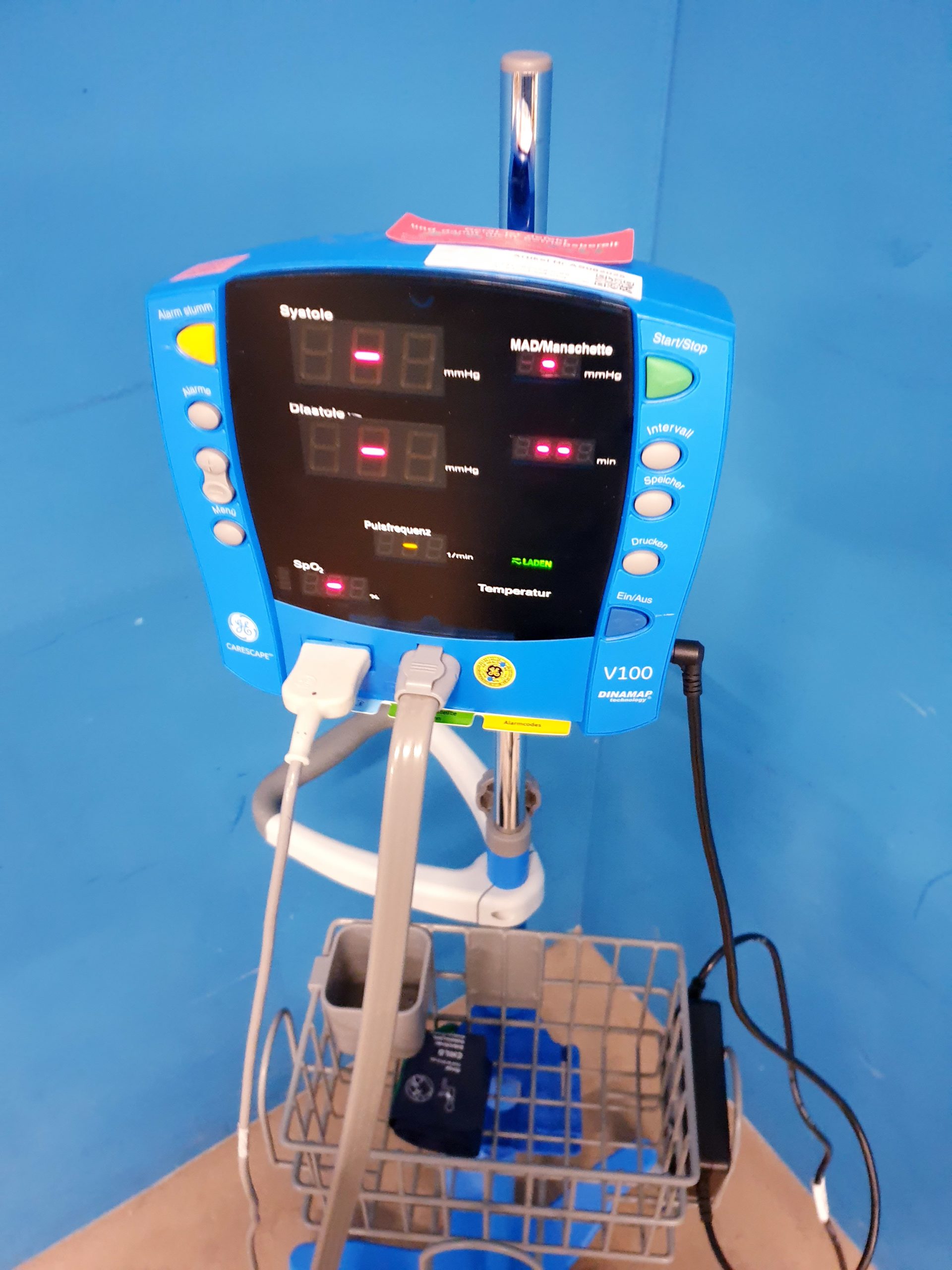 GE Carescape V100 V 100 Patientenmonitor - Fahrbar – Bild 2