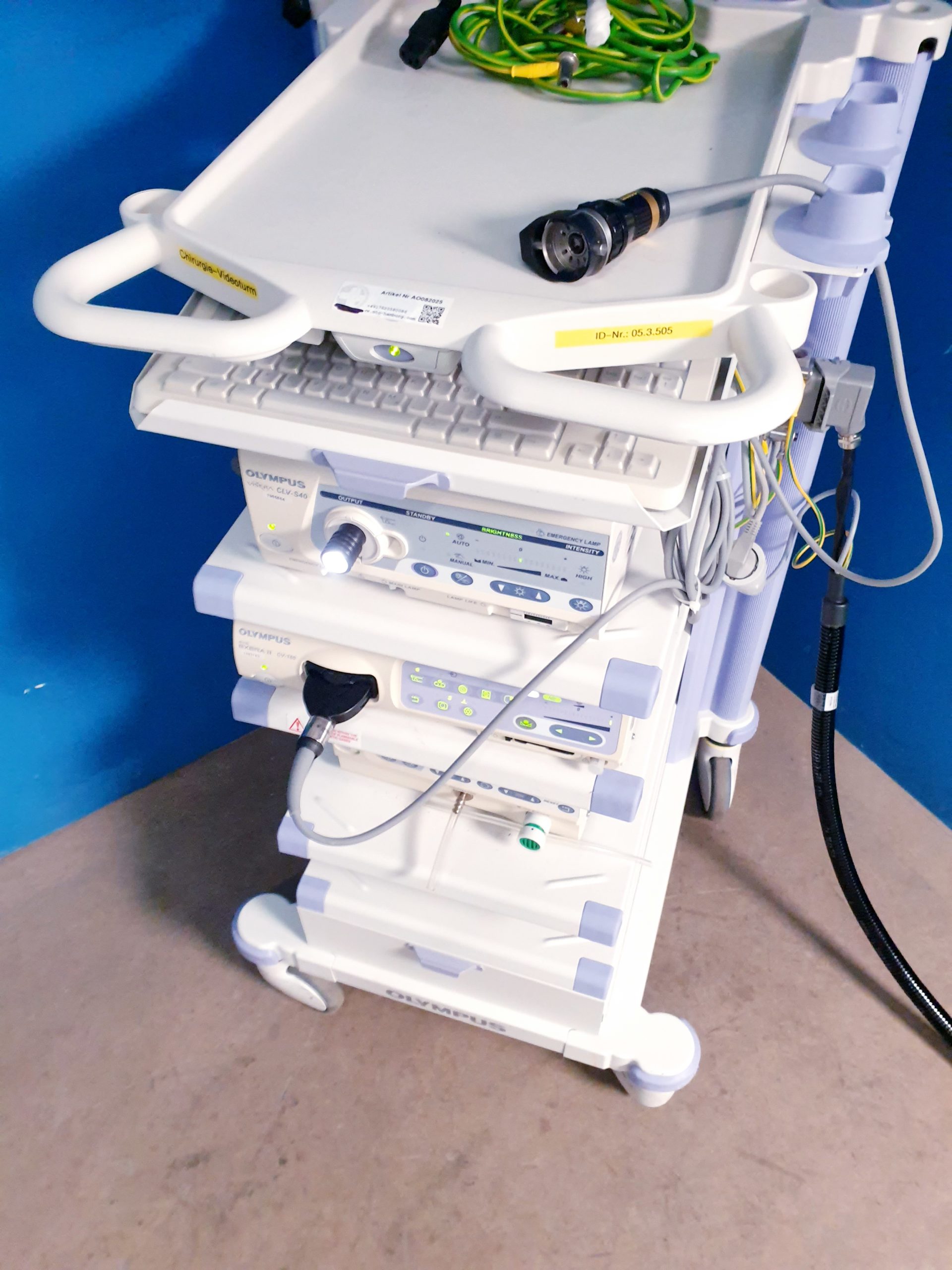 Olympus Turm CV-180 + HDTV Kopf + CLV-S40 + OEV-191H + UHI-3 + Turm – Bild 3