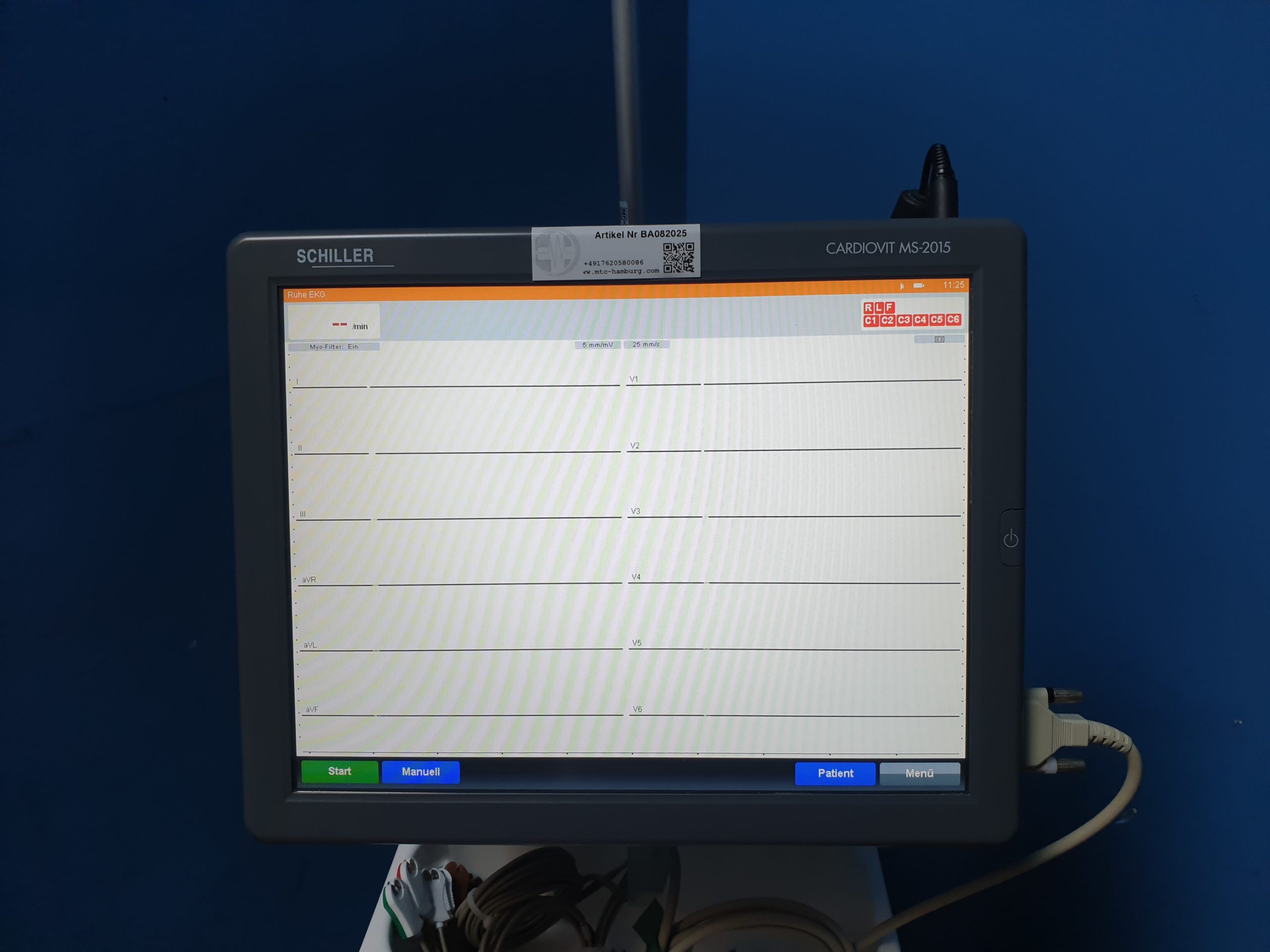 Schiller Cardiovit MS-2015 12 Kanal EKG – Bild 5