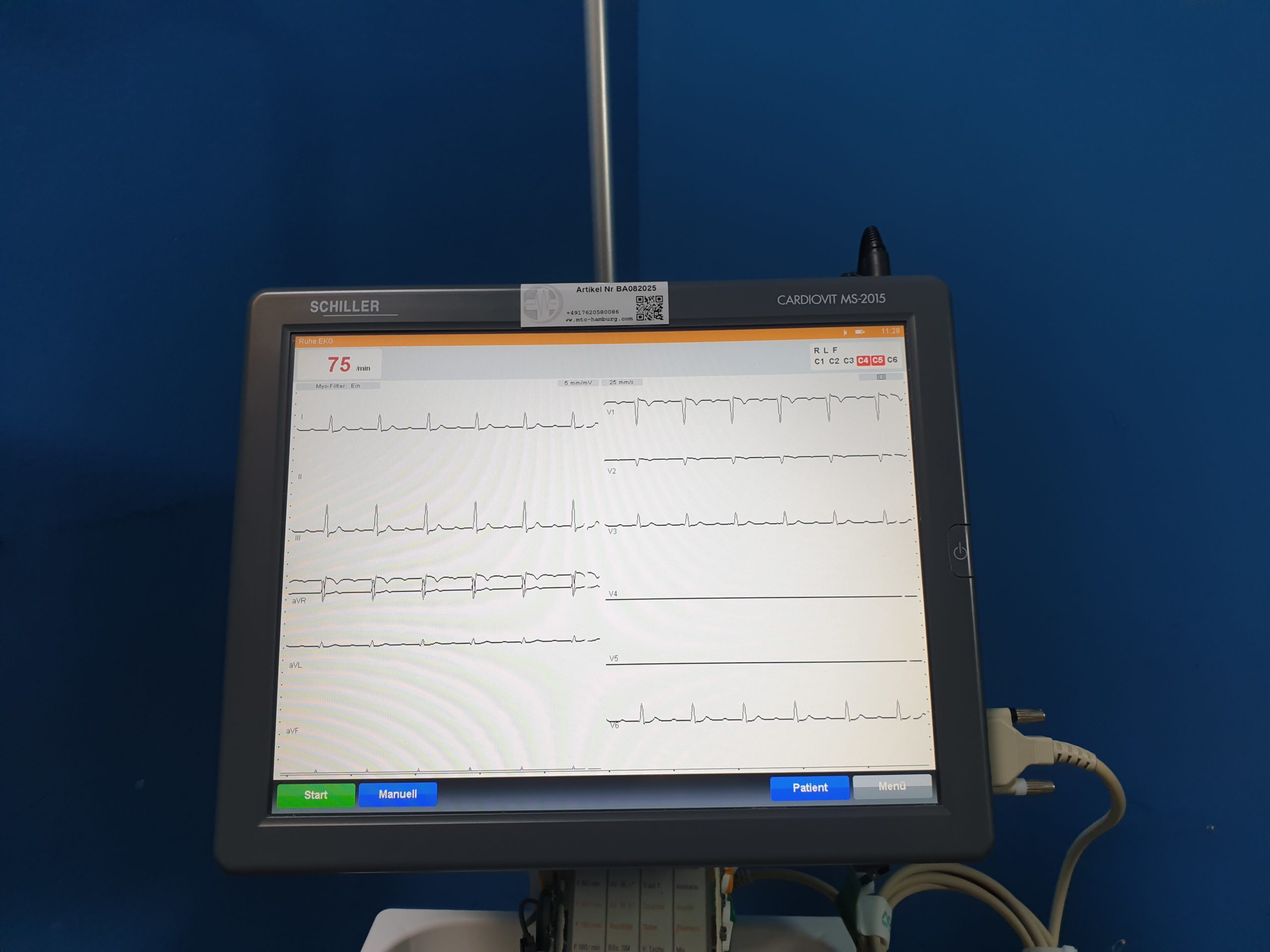 Schiller Cardiovit MS-2015 12 Kanal EKG – Bild 9