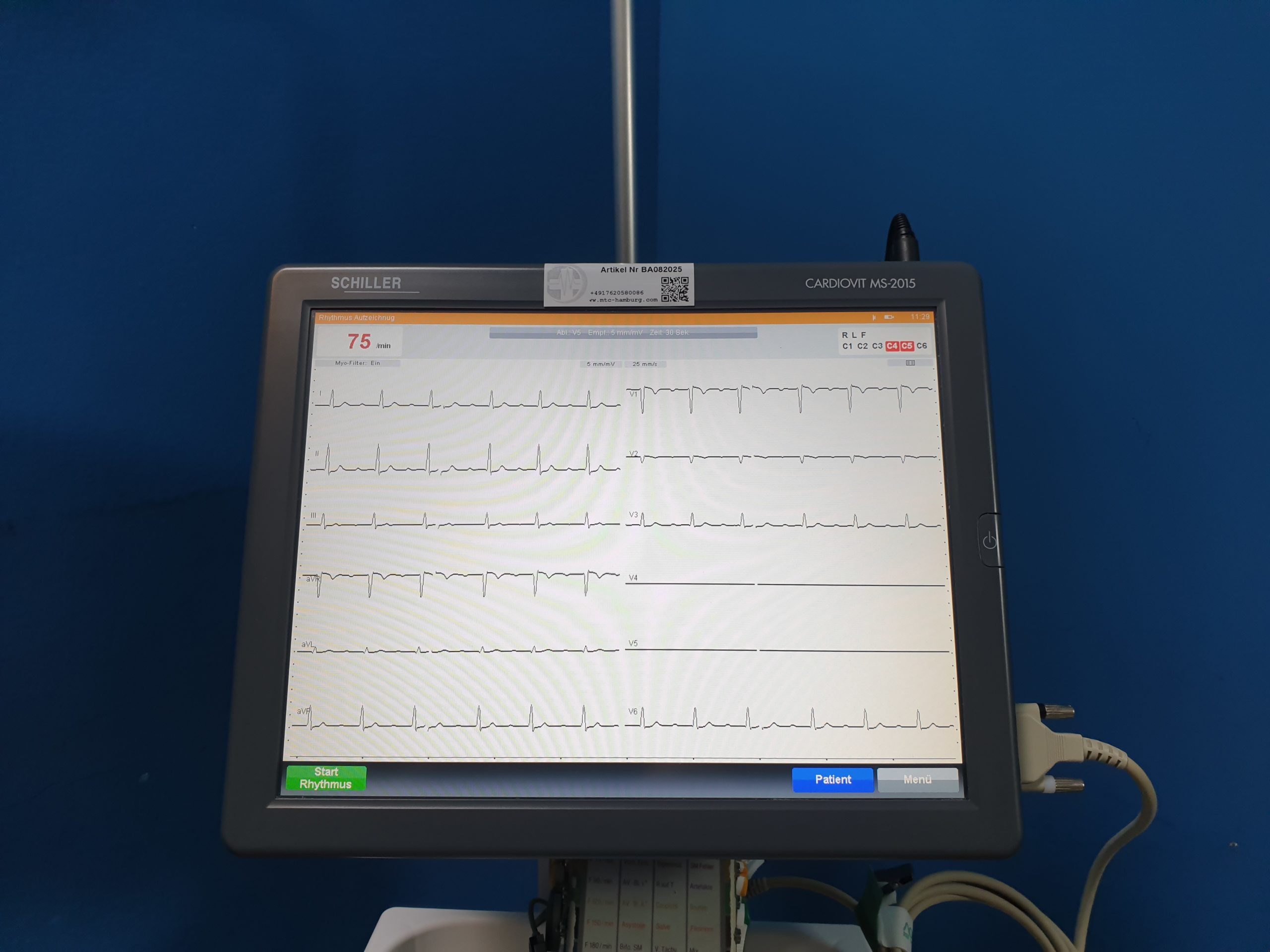 Schiller Cardiovit MS-2015 12 Kanal EKG – Bild 11