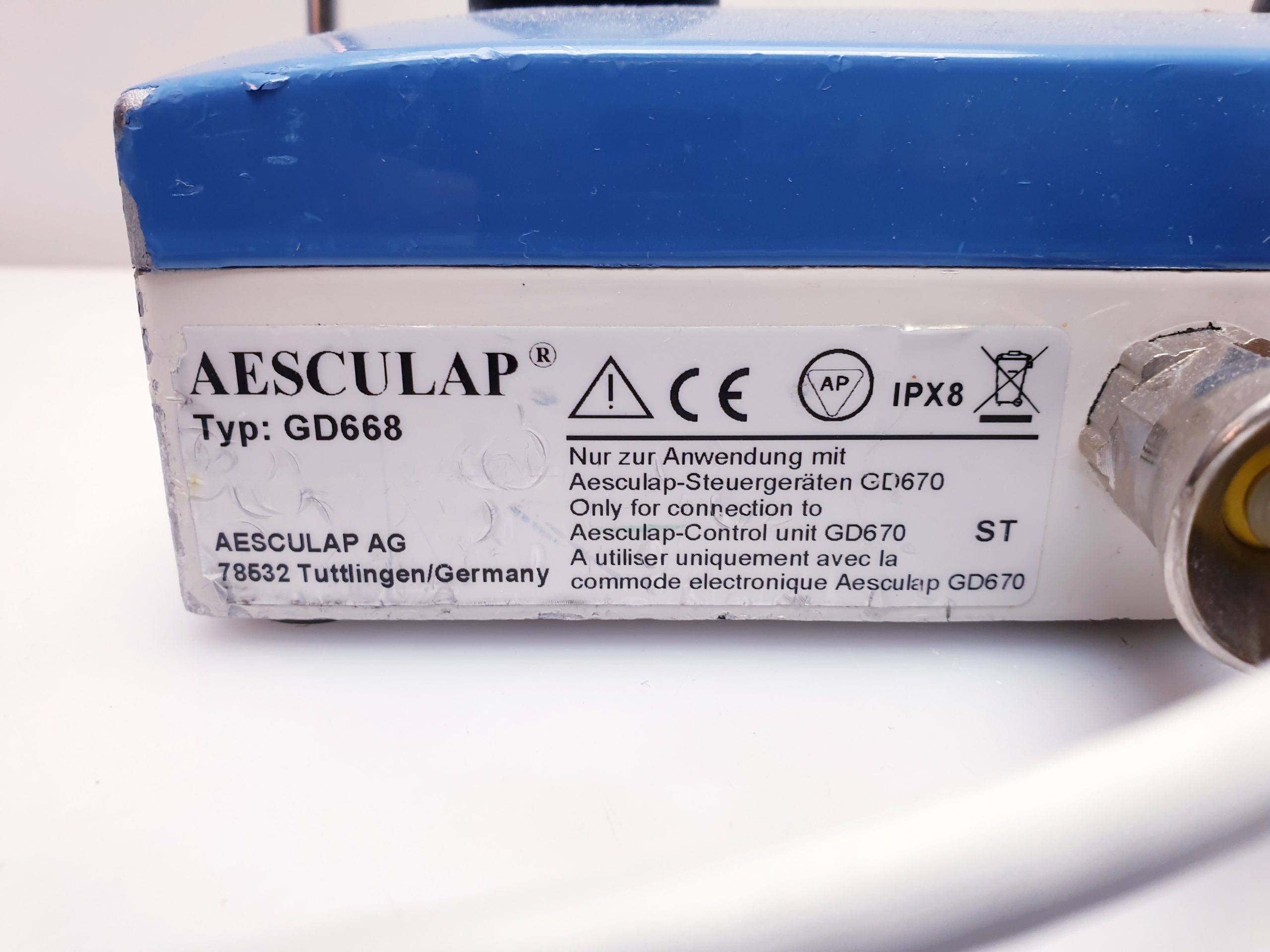 Aesculap GD668 GD 668 Fußschalter für MICROSPEED UNI – Bild 7