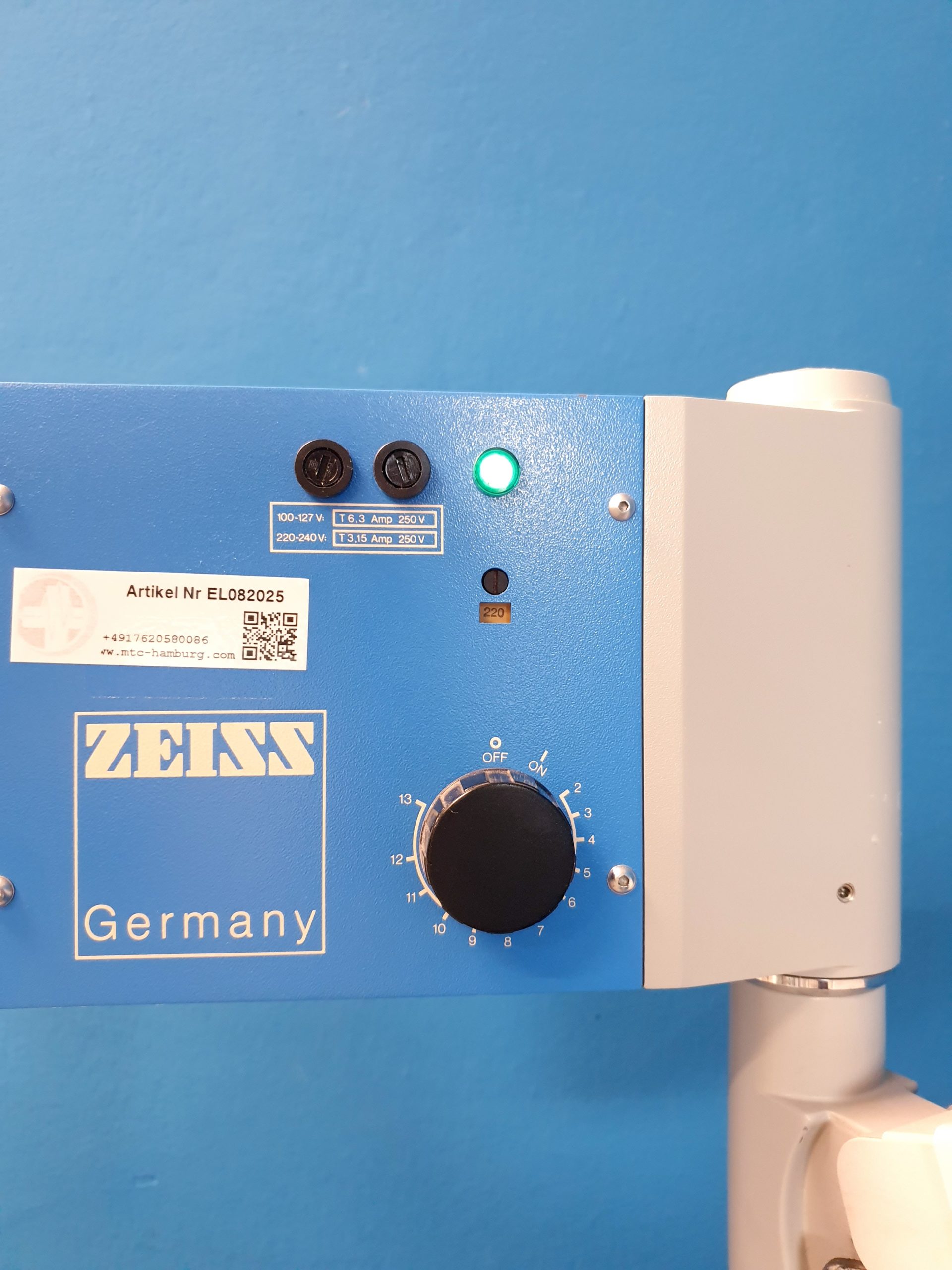 Zeiss OPMI-9-FC - f125 - 12.5 - f200 f300 auf fahrbarem Gestell – Bild 19