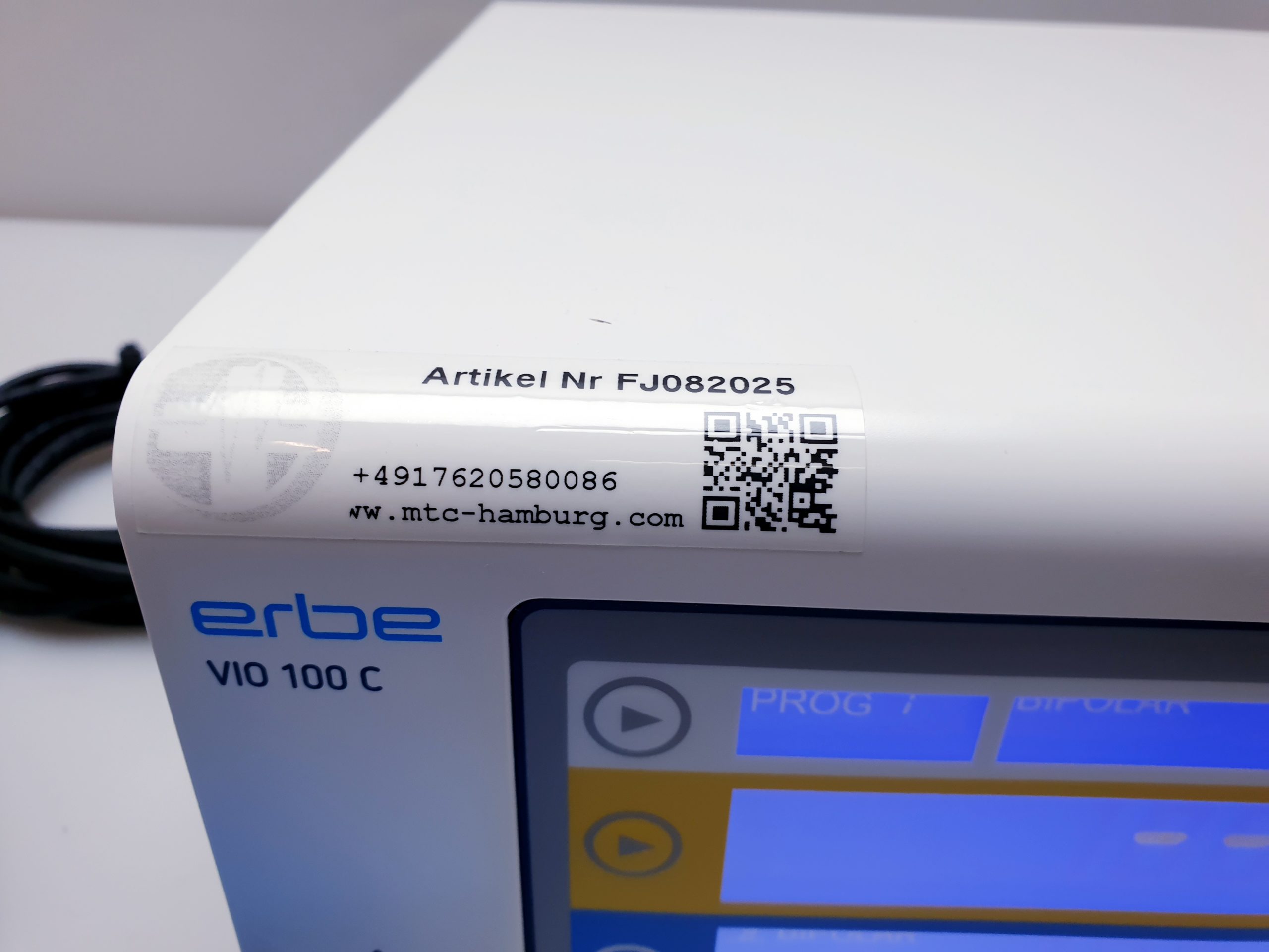 Erbe Vio 100 C VIO 100C mit Fußpedal HF Gerät – Bild 3