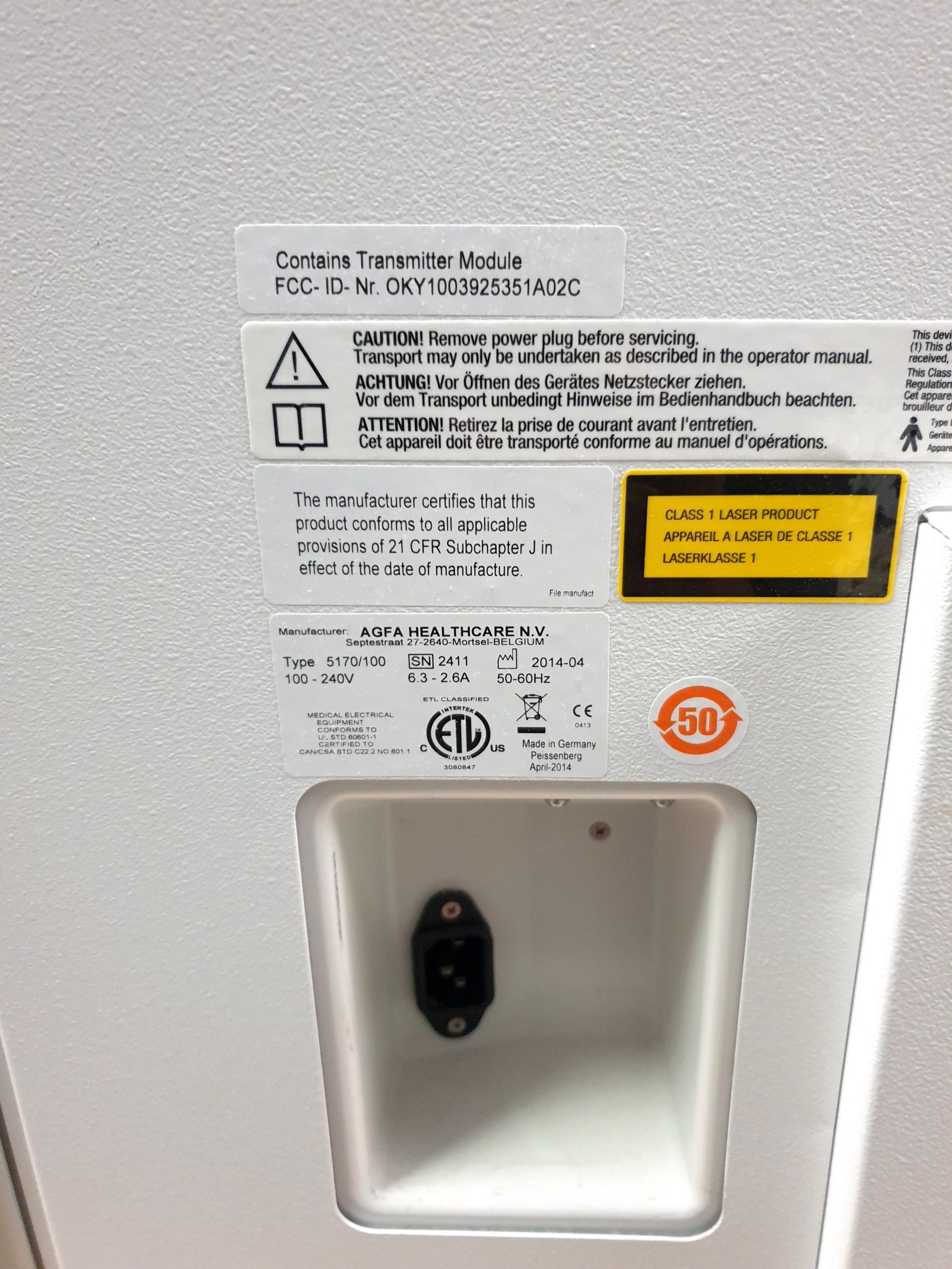 AGFA DX-G CR-System – Bild 9