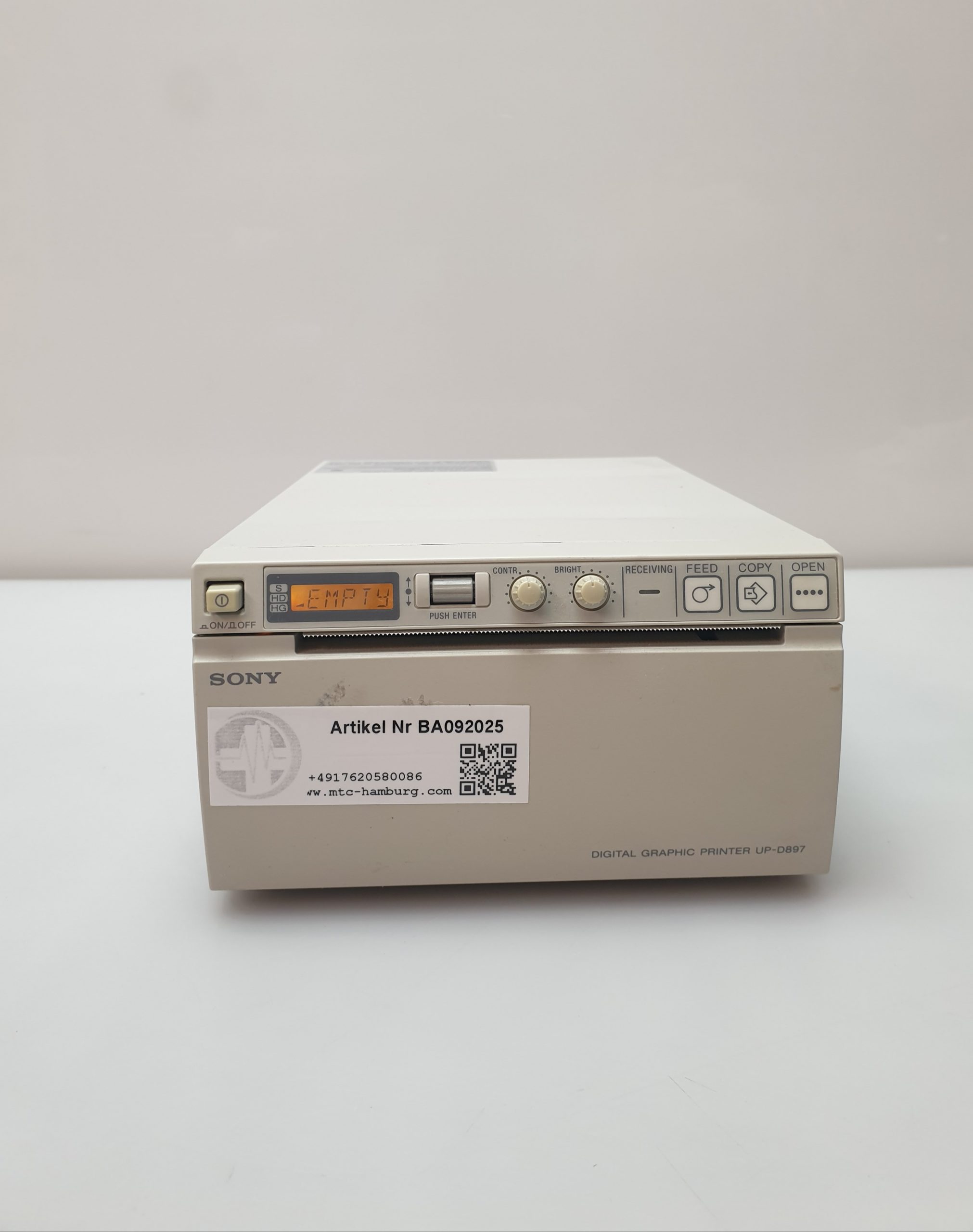 SONY UP-D897 DIGITAL GRAPHIC PRINTER USB -Thermodrucker – Bild 15