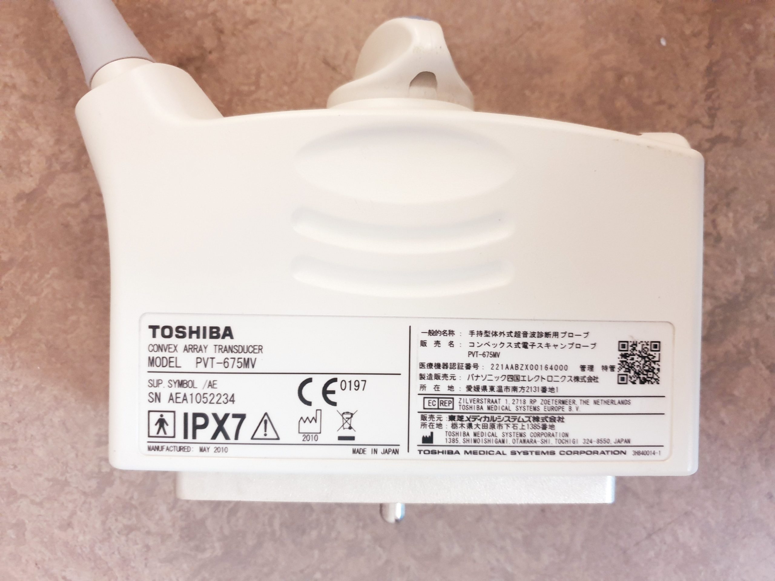 Toshiba PVT-675MV 4D Konvexsonde – Bild 4