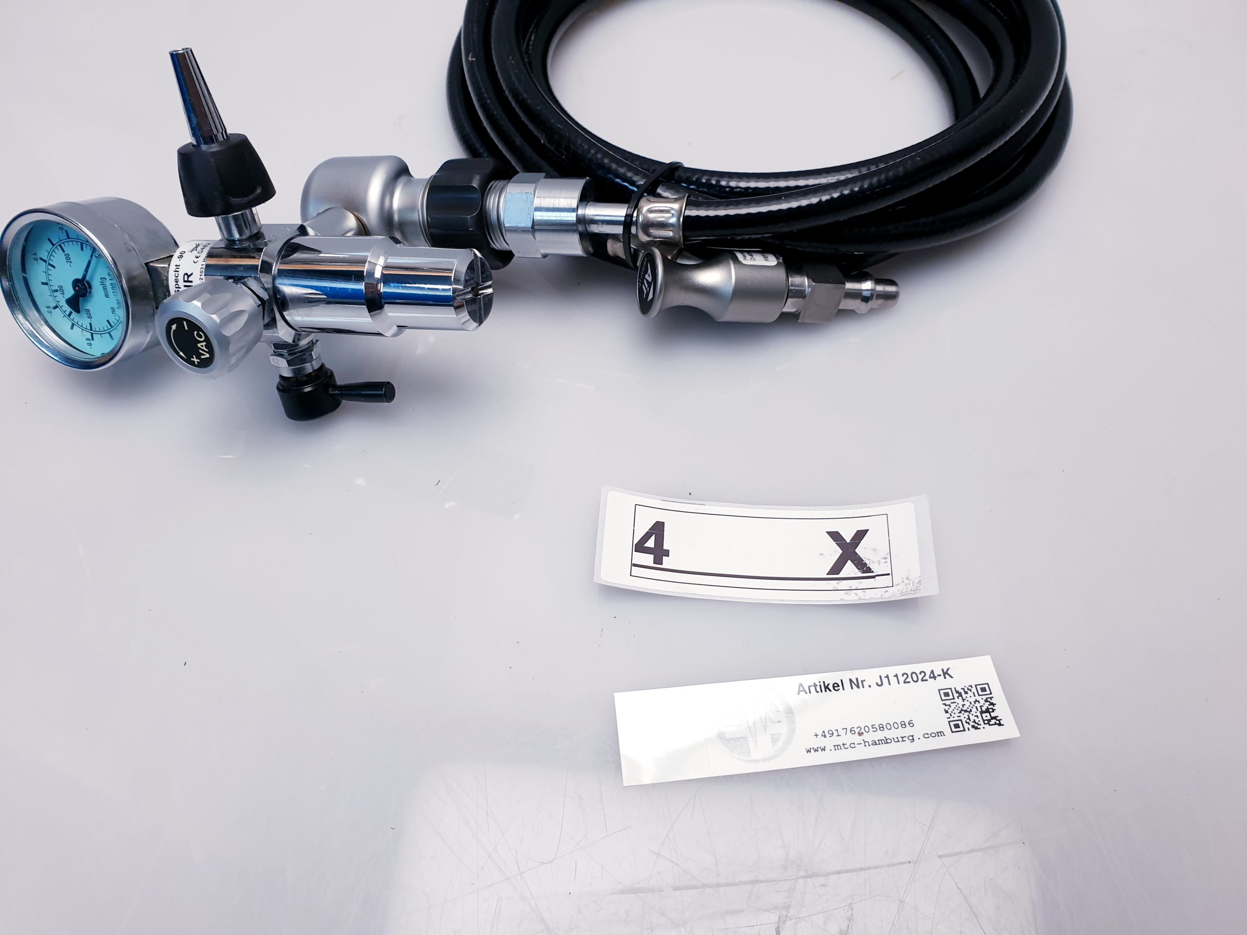 Greggersen Vac absaugung mit Manometer – Bild 3