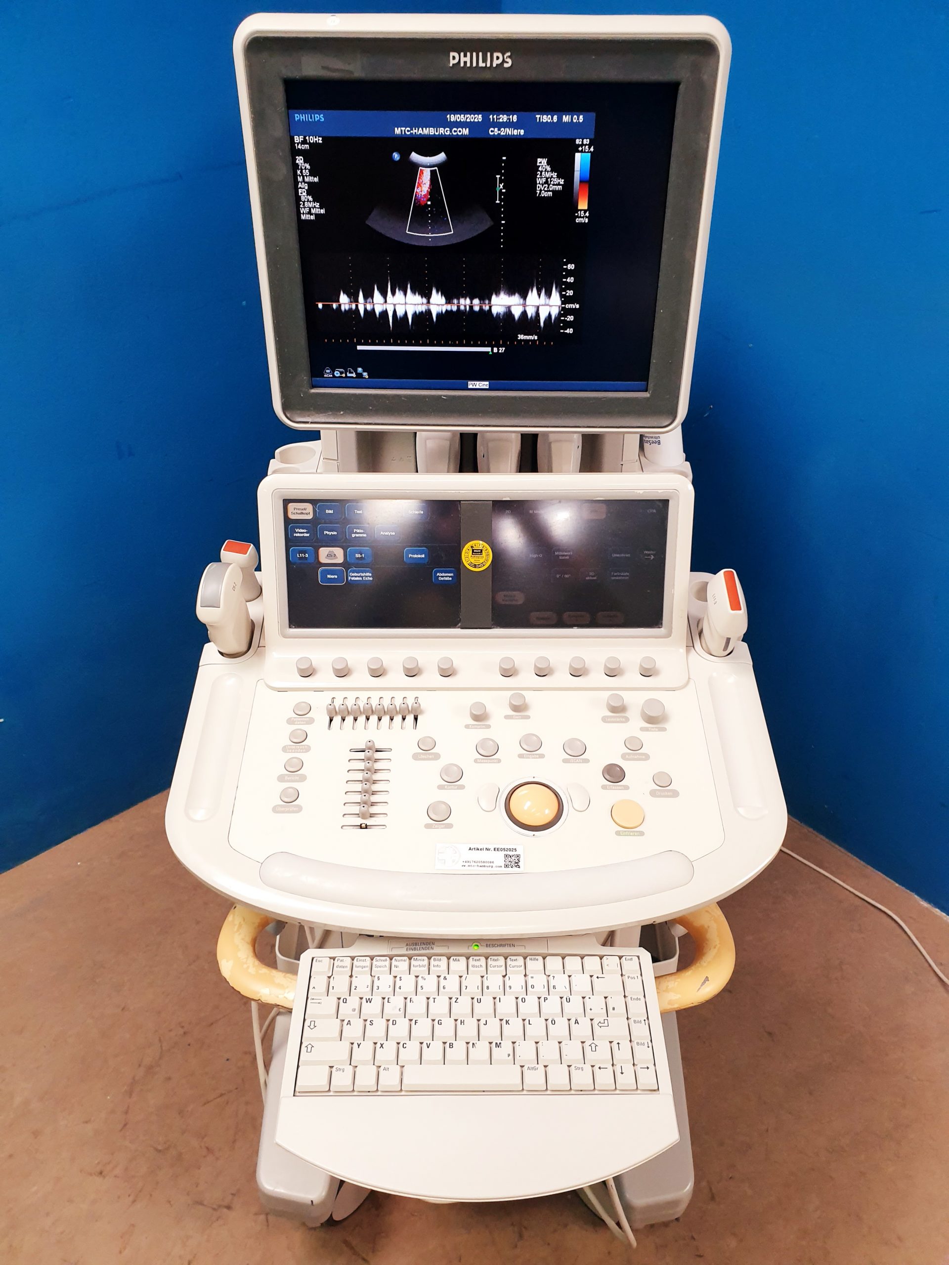 Philips iE33 – IE33 + S5-1 Echo + L11-3 Linear Sonde + C5-2 Konvex - Kardiomaschine – Kardio Ultraschallgerät – Bild 5