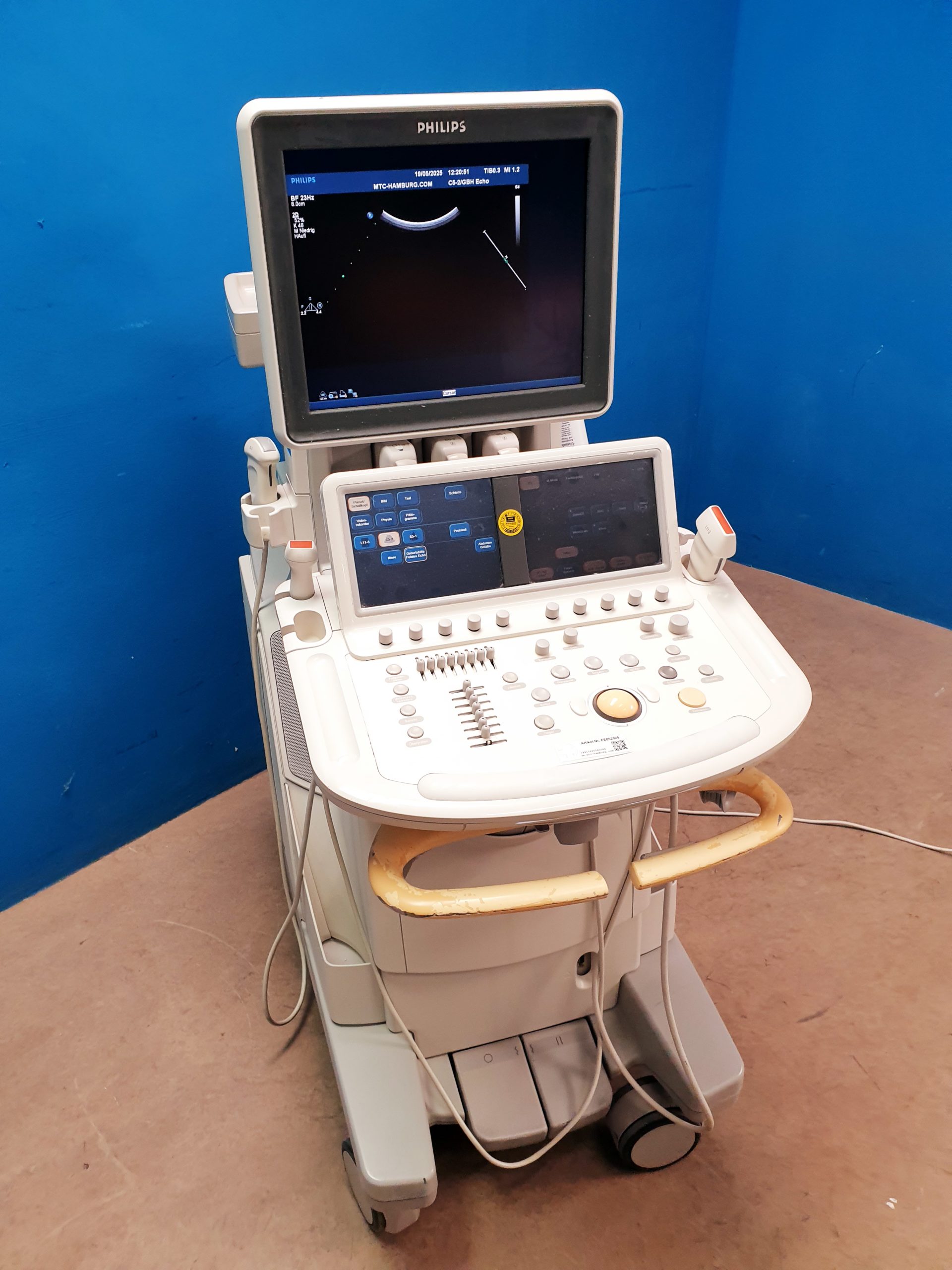 Philips iE33 – IE33 + S5-1 Echo + L11-3 Linear Sonde + C5-2 Konvex - Kardiomaschine – Kardio Ultraschallgerät – Bild 18