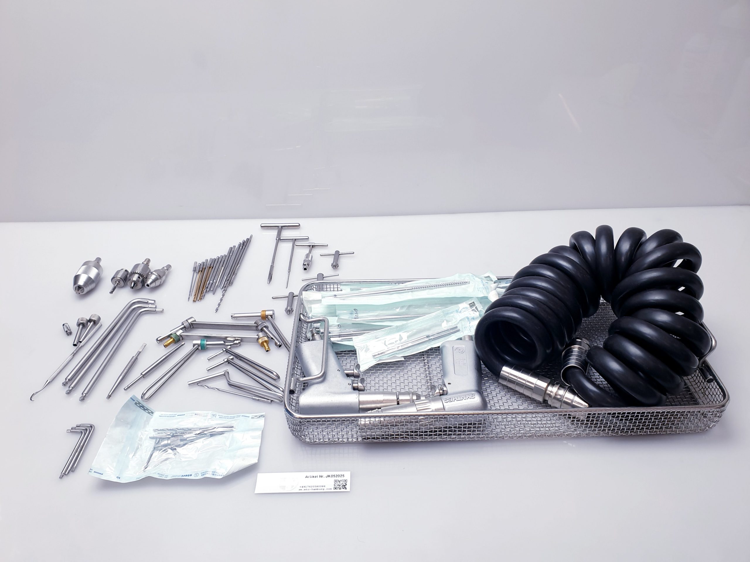 Synthes 510.01 Op Besteck + Luftdruckschlauch – Bild 3