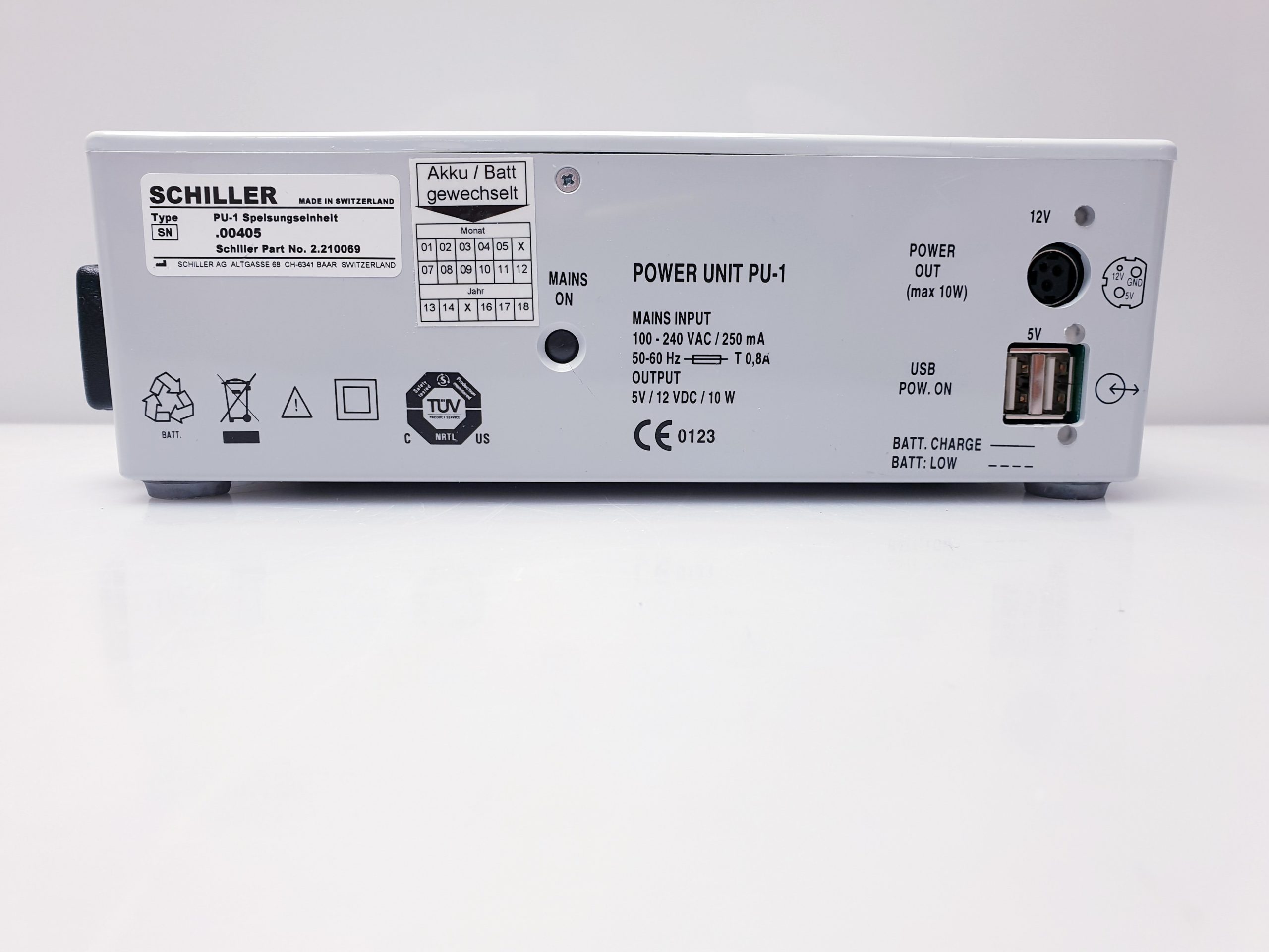 Schiller PU-1 Speisungseinheit - Stromversorgung – Bild 4