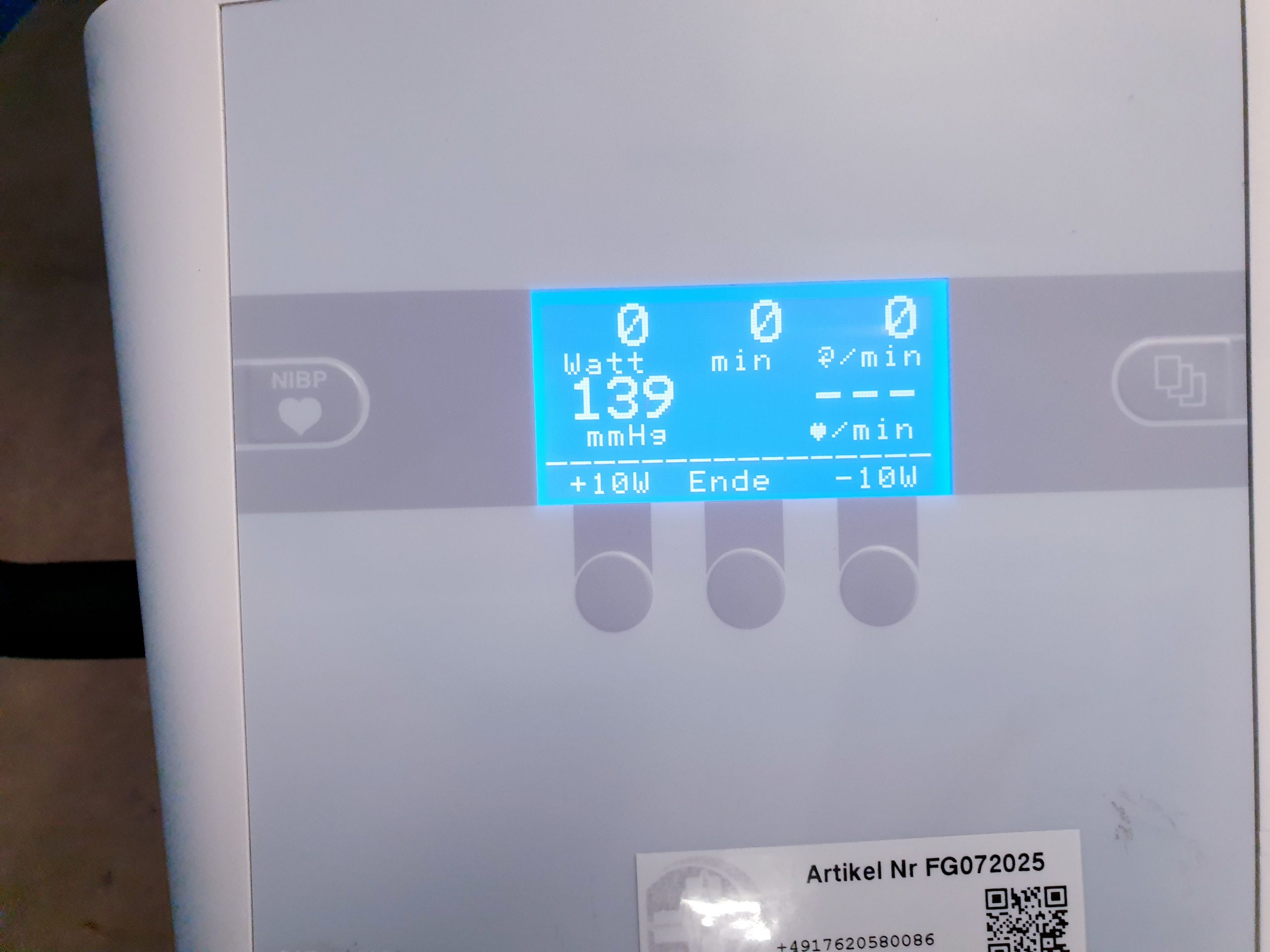 Viasys Jaeger Jäger + ERGOLINE Viasprint 200 Ergometer Ergospirometrie Einheit – Bild 12