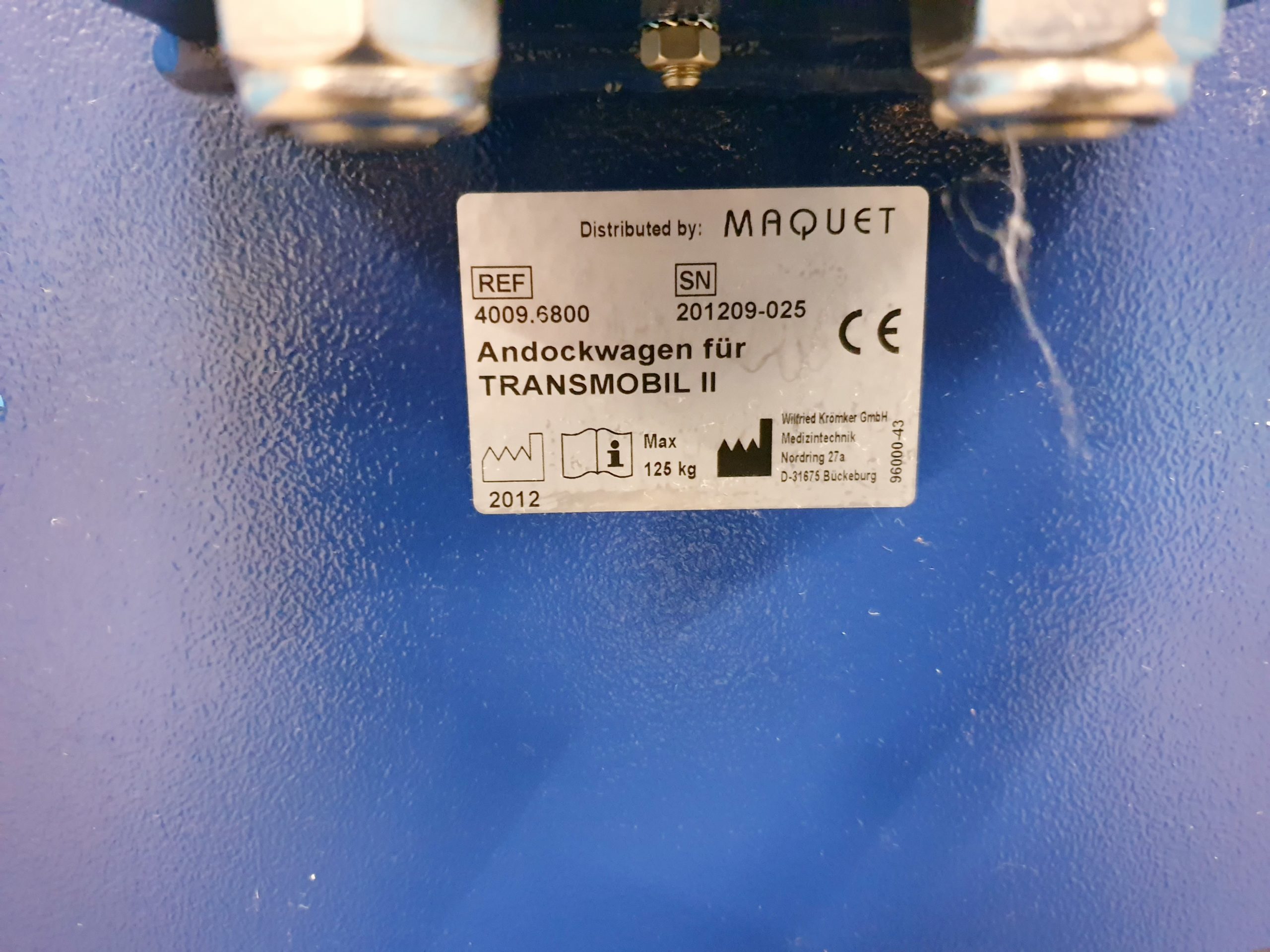 Maquet 4009.6800 Andockwagen für Transmobil II – Bild 7