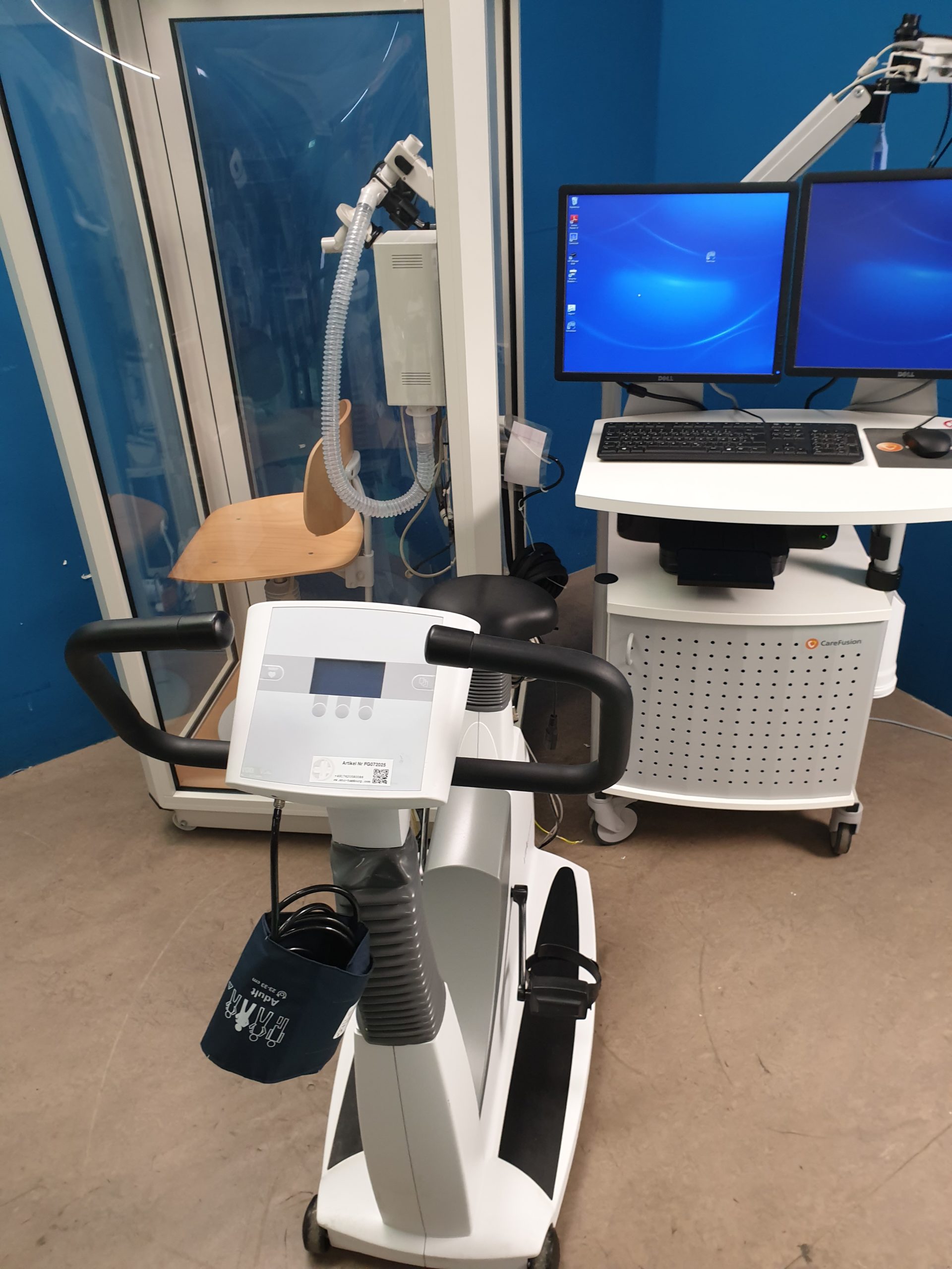 Viasys Jaeger Jäger + ERGOLINE Viasprint 200 Ergometer Ergospirometrie Einheit – Bild 18
