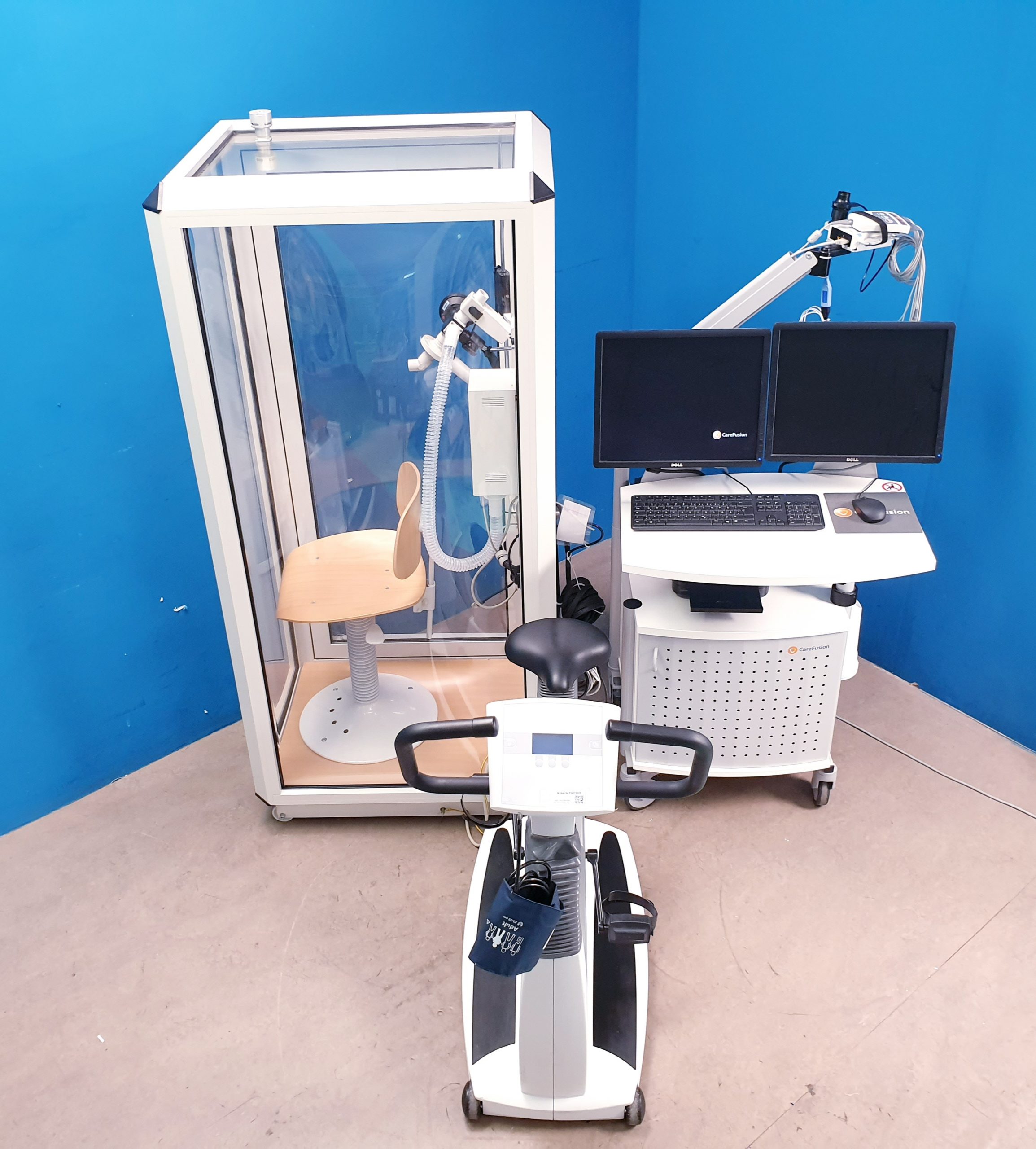 Viasys Jaeger Jäger + ERGOLINE Viasprint 200 Ergometer Ergospirometrie Einheit