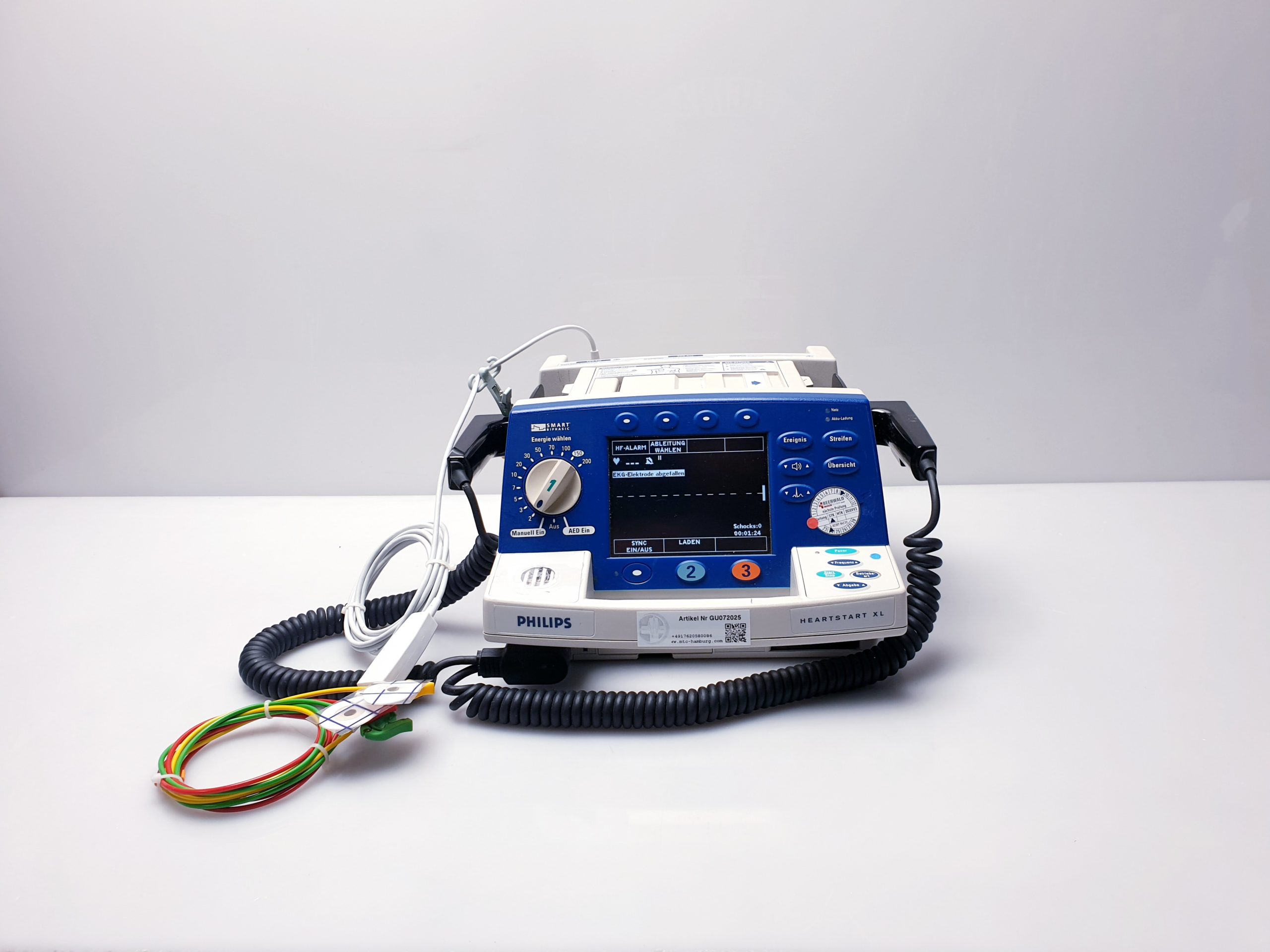 Philips Heartstart XL Biphasic Defibrillator with ECG Monitoring