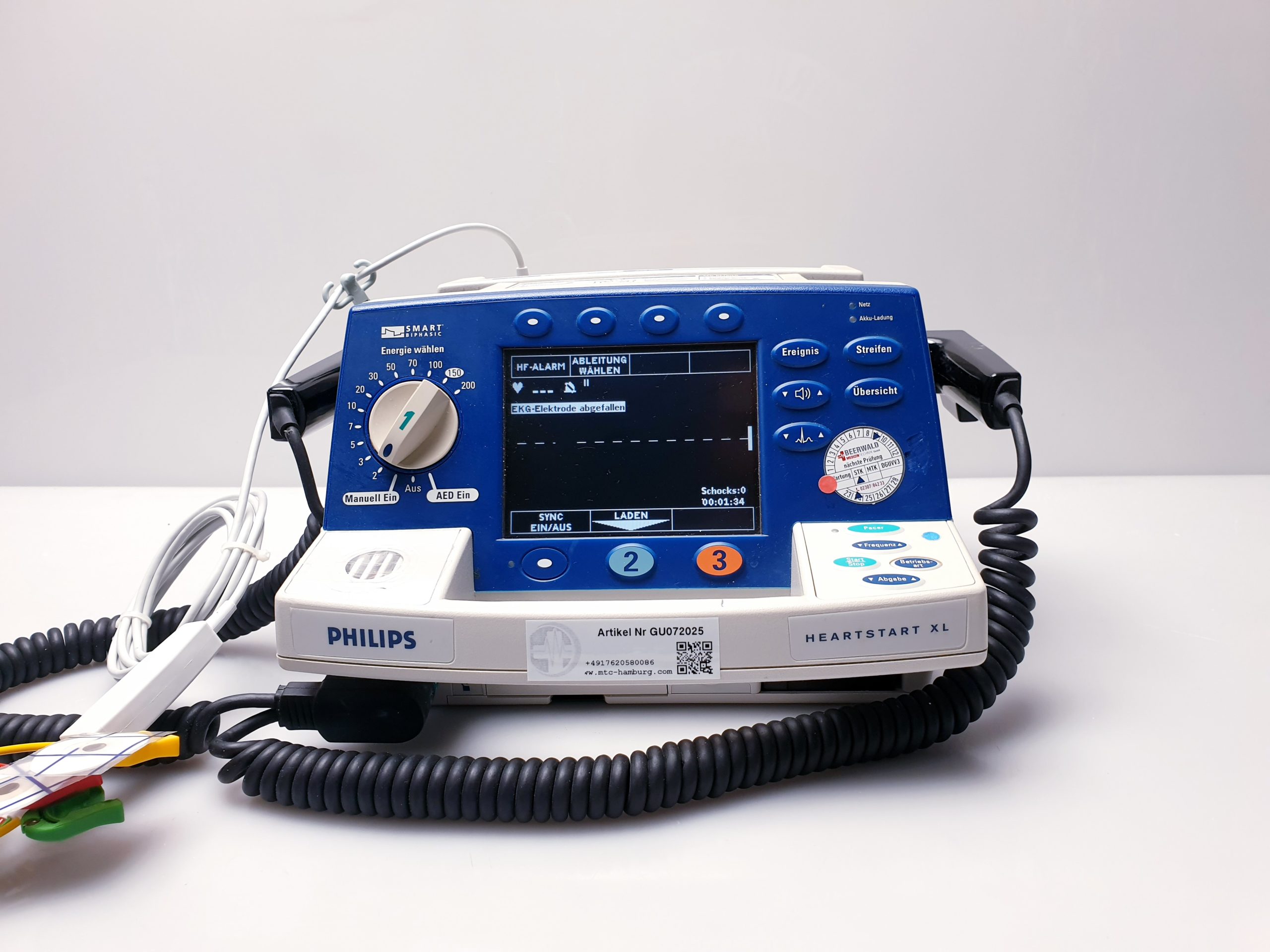 Philips Heartstart XL Biphasic Defibrillator with ECG Monitoring – Bild 3