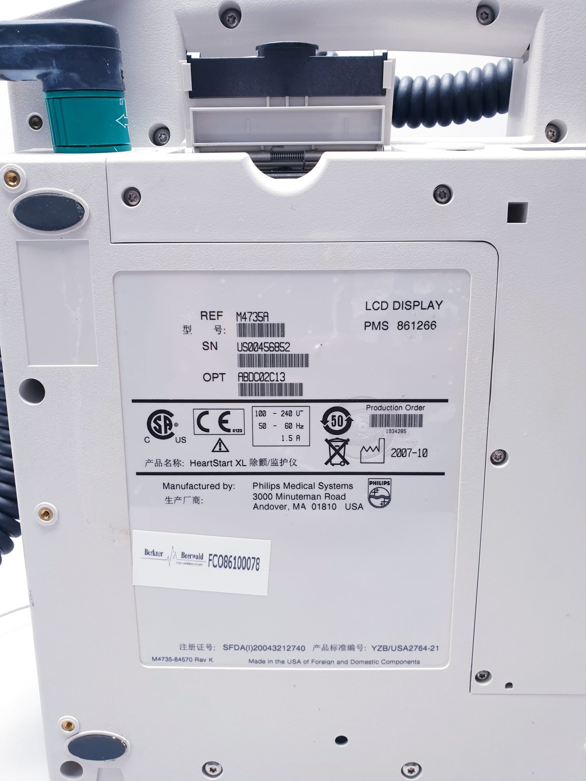 Philips Heartstart XL Biphasic Defibrillator with ECG Monitoring – Bild 14