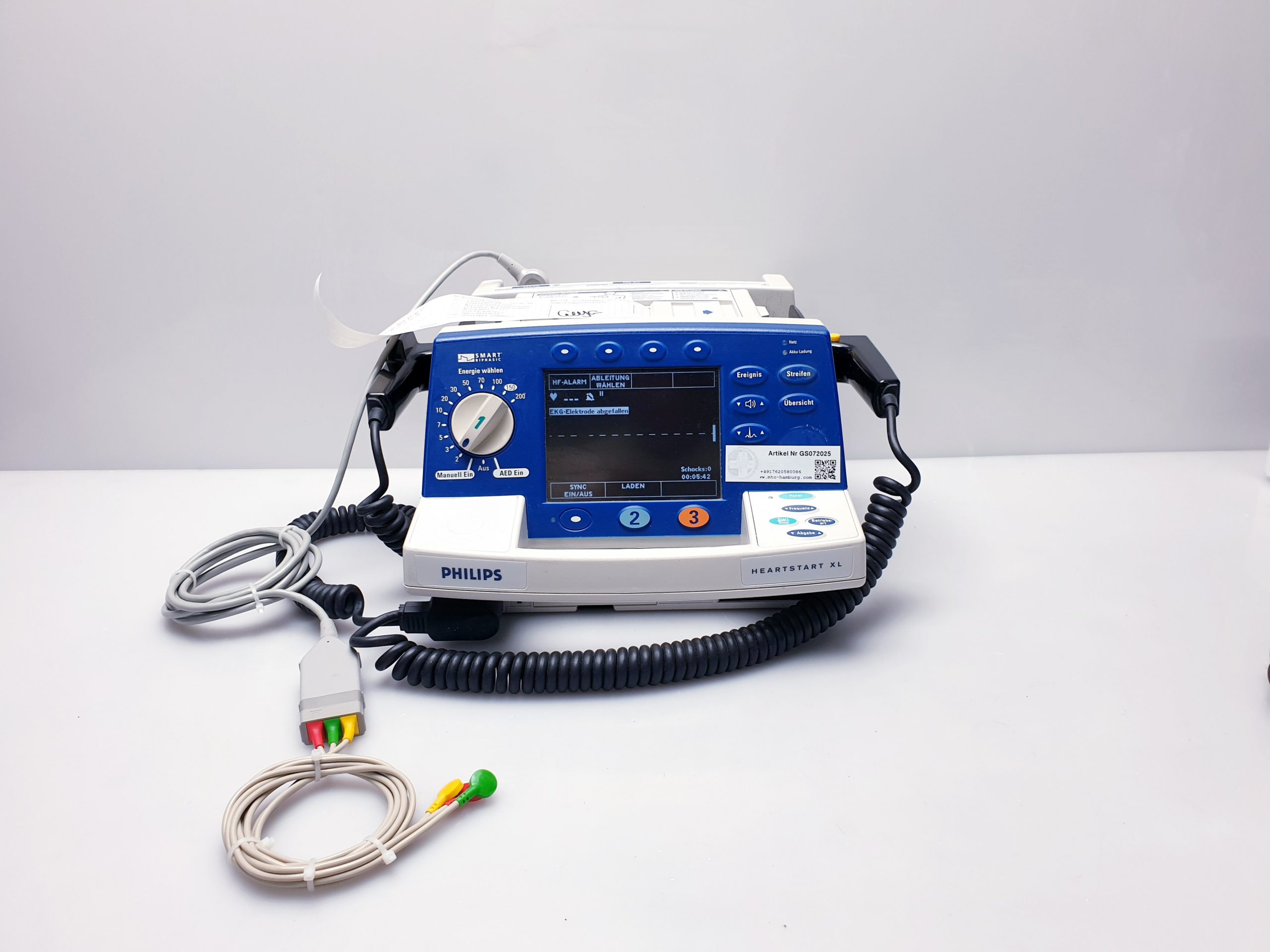 Philips Heartstart XL Biphasic Defibrillator with ECG Monitoring – Bild 8